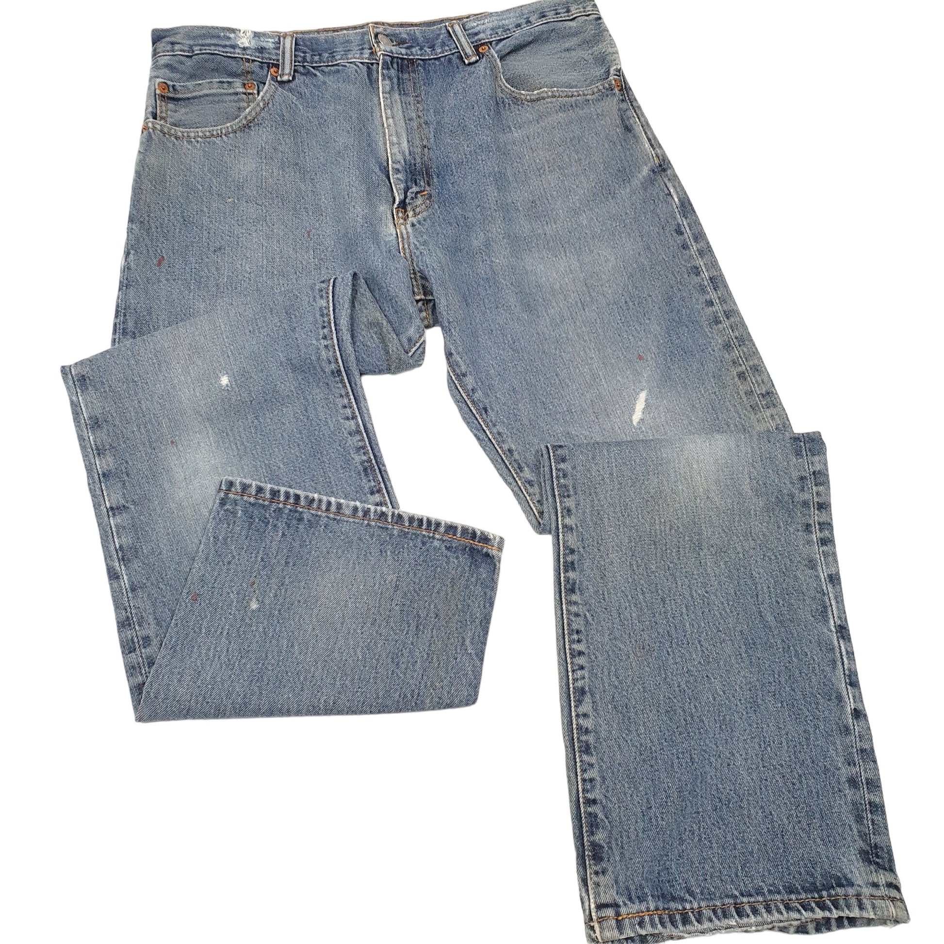 Mens Blue Levis  517 JeansW35 L30