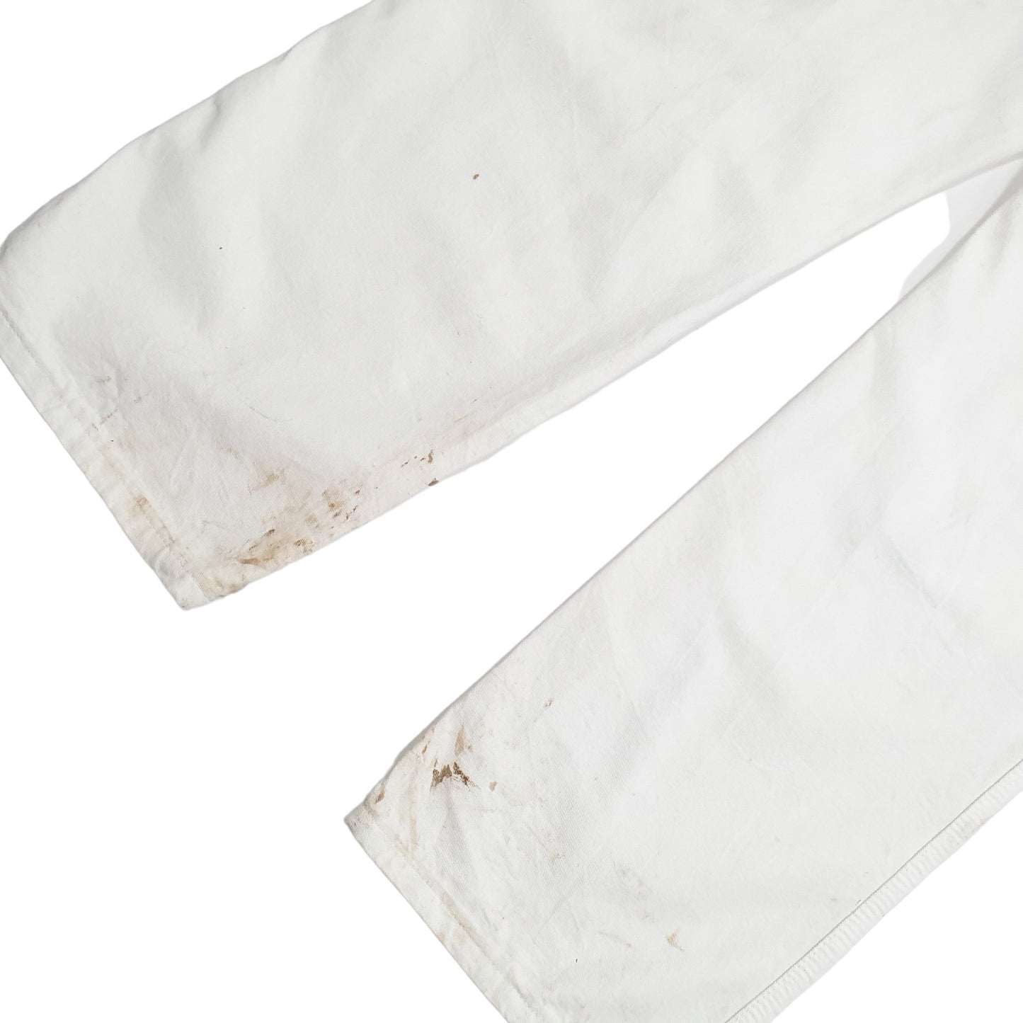 Mens White Dickies Painters Carpenter Trousers