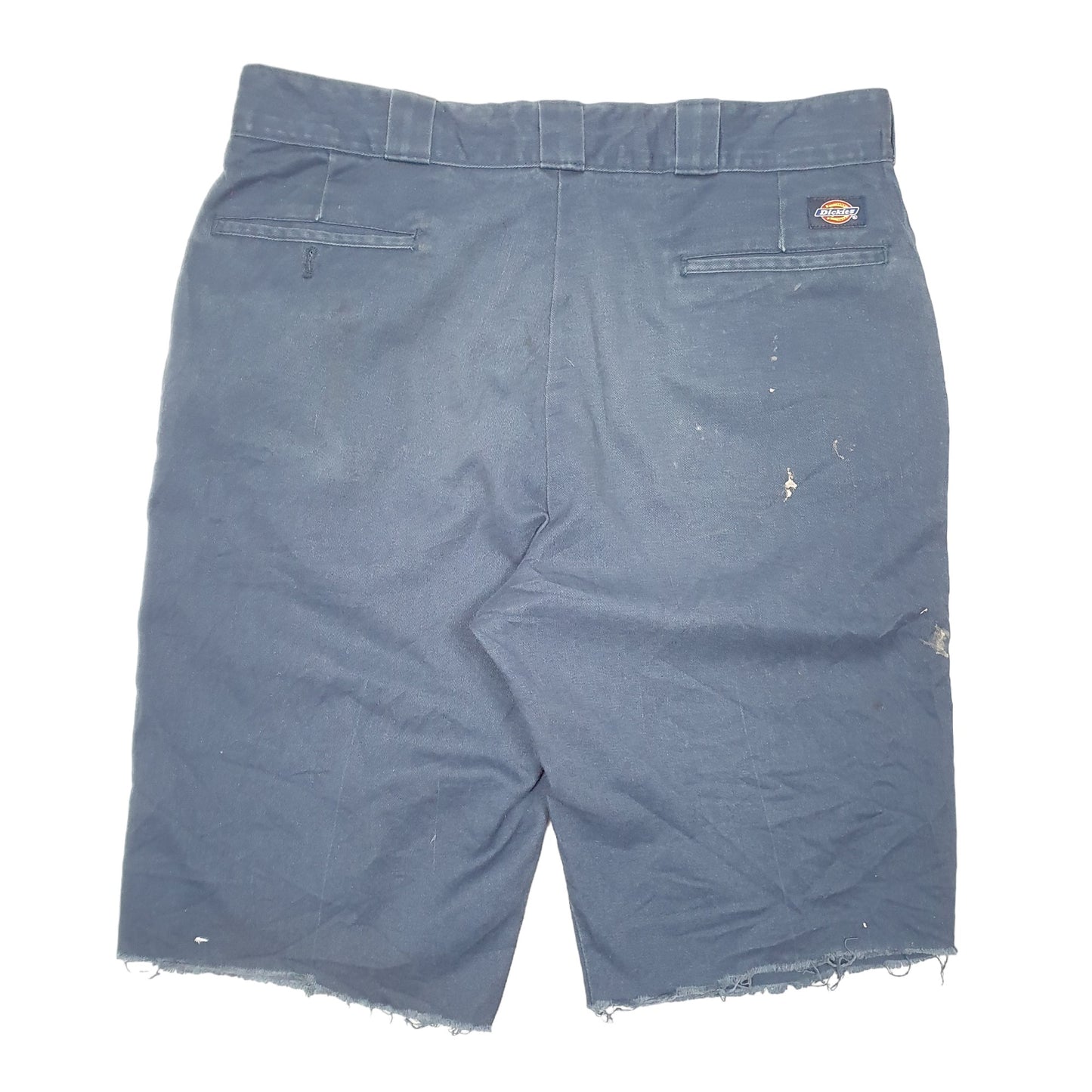 Mens Navy Dickies 874 Cut Offs Work Chino Shorts
