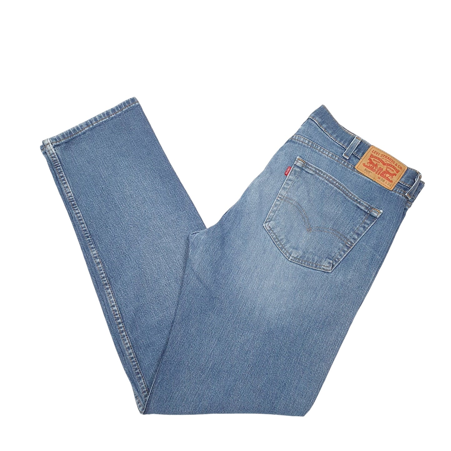 Mens Blue Levis Stretch 505 JeansW40 L34