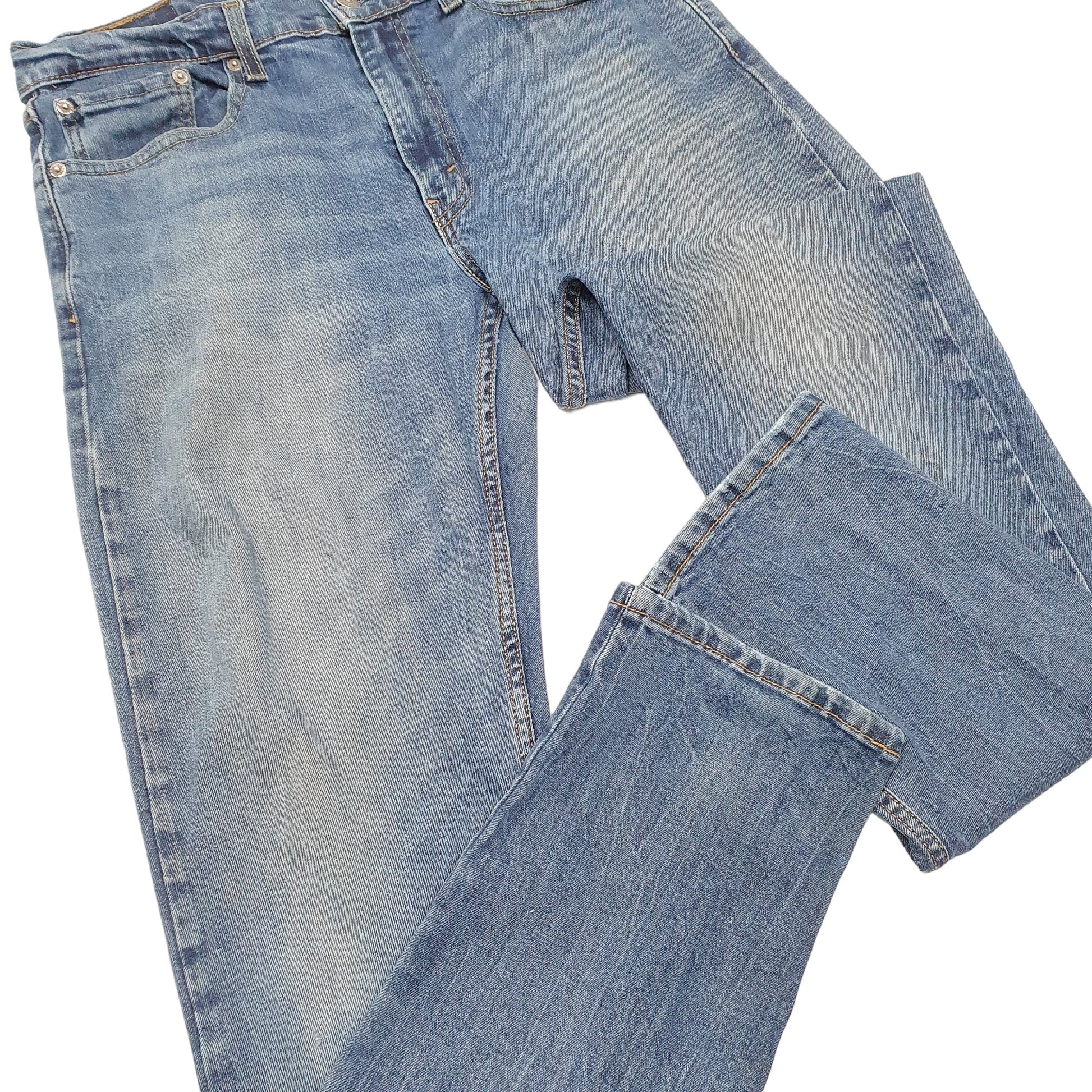 Mens Blue Levis Stretch Casual JeansW34 L32