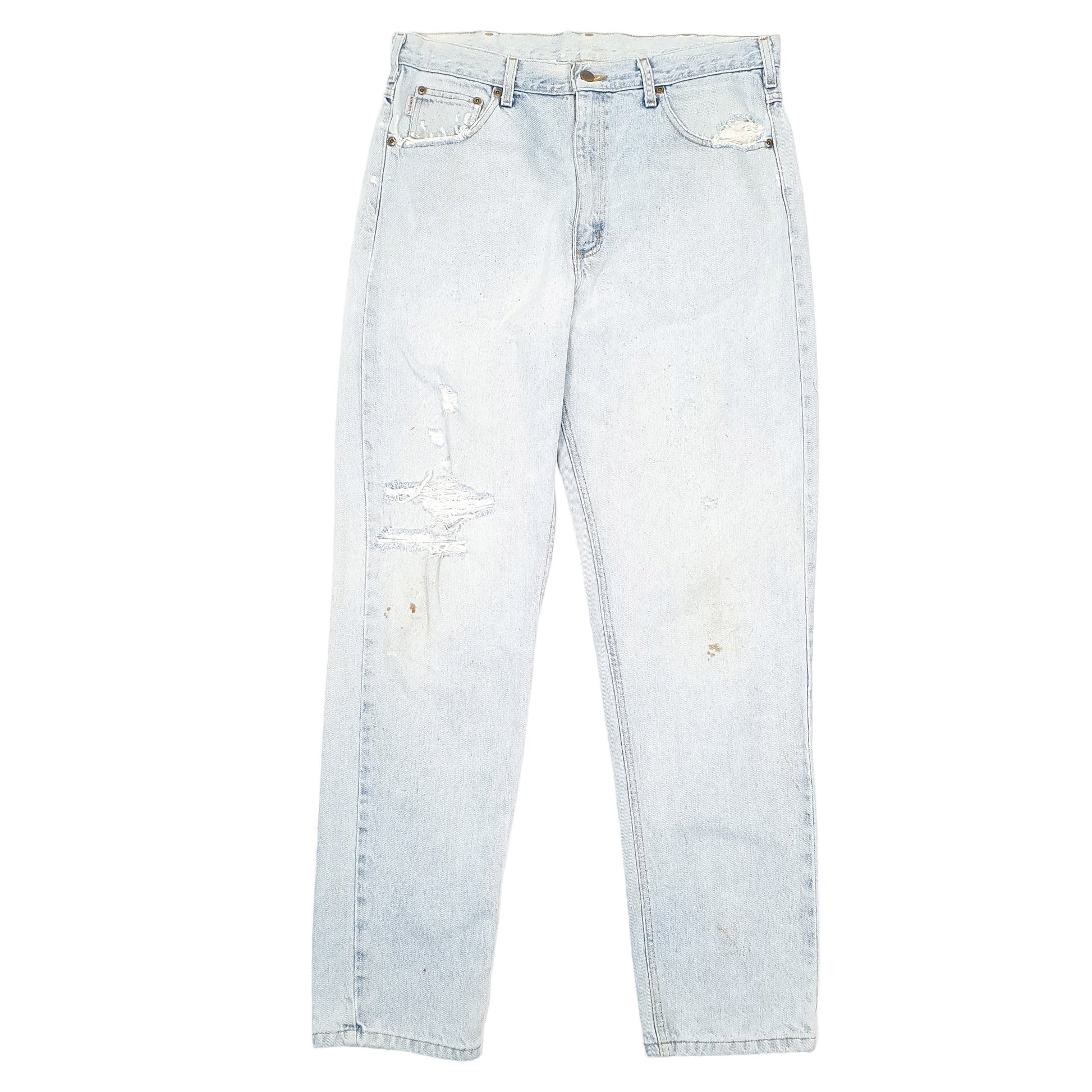 Mens Blue Carhartt Carpenter Casual JeansW36 L36