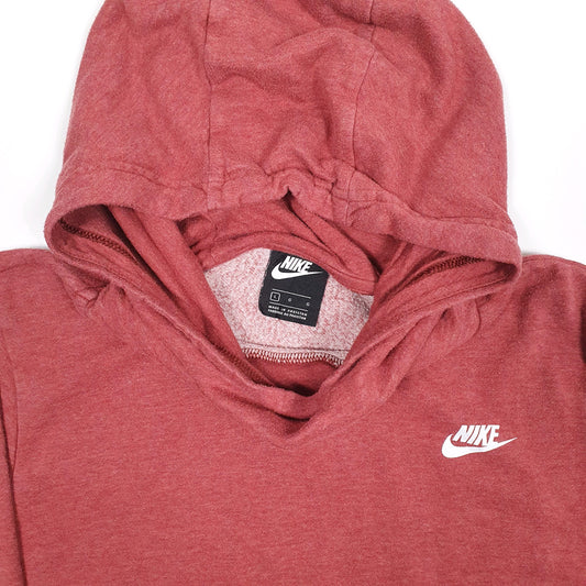 Womens Red Nike Turtle Neck Hoodie Jumper