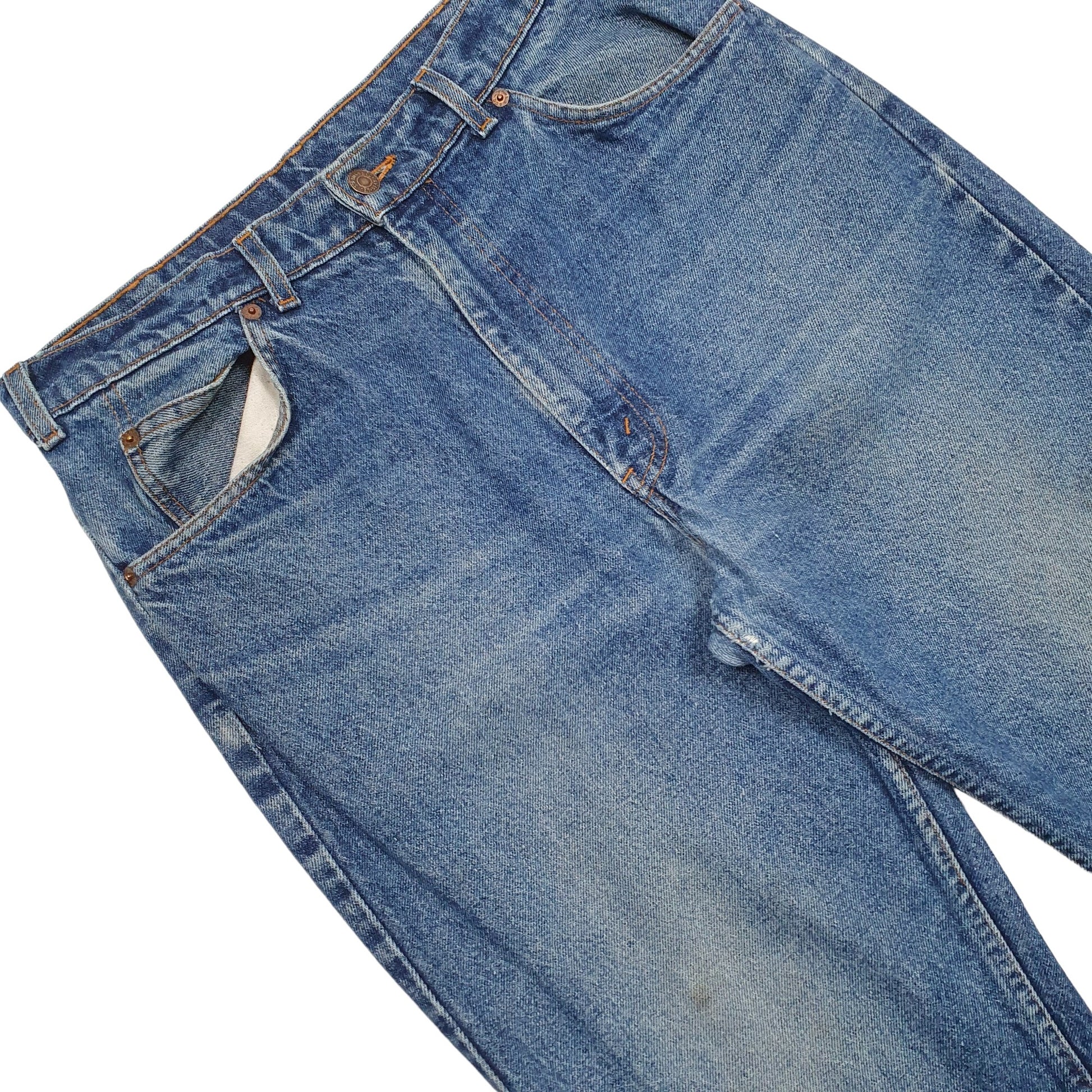 Mens Blue Levis  619 JeansW34 L34