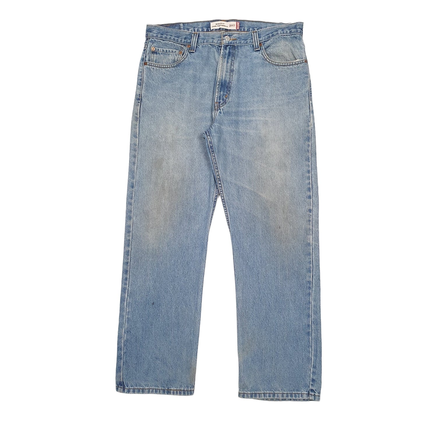 Mens Blue Levis  505 JeansW36 L30