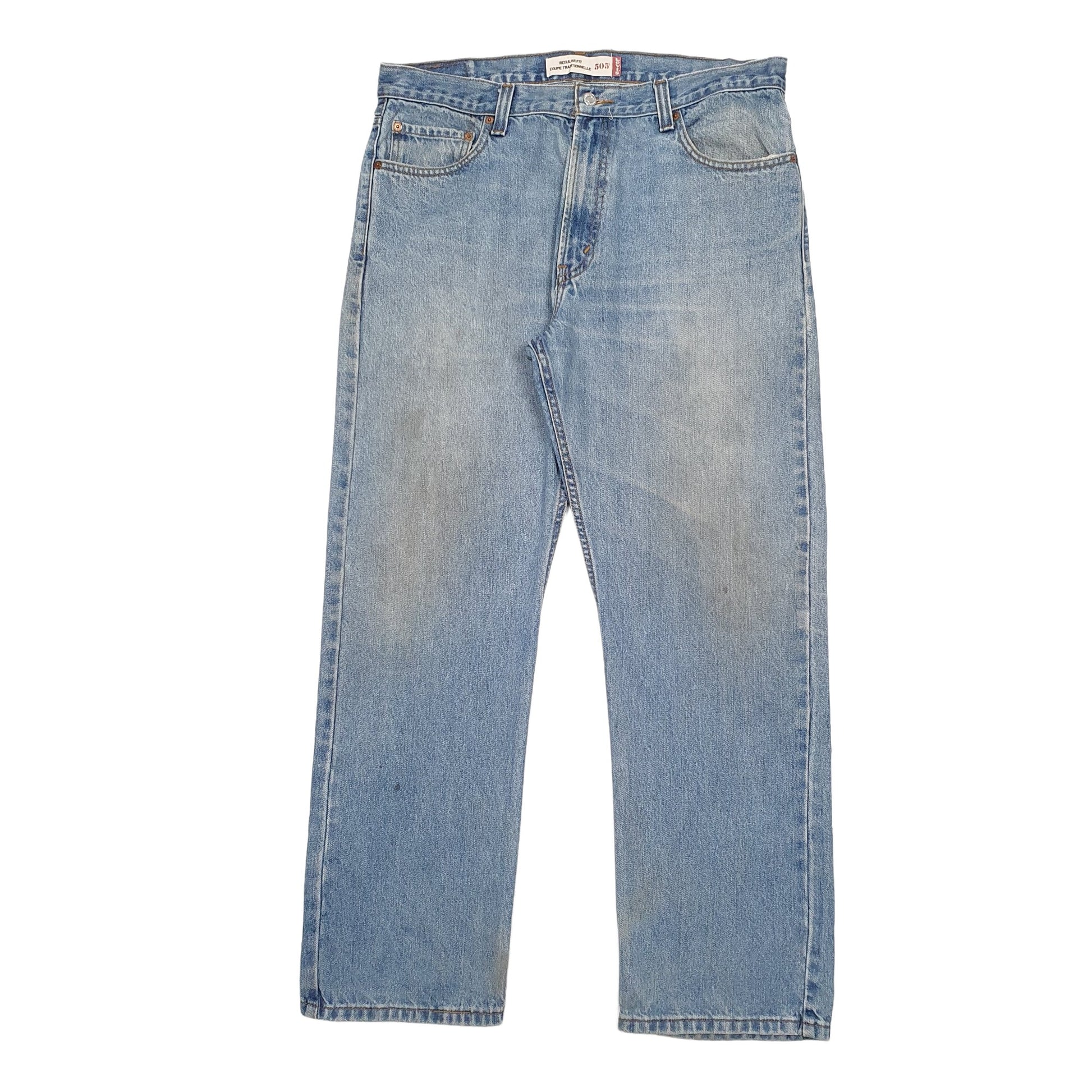 Mens Blue Levis  505 JeansW36 L30