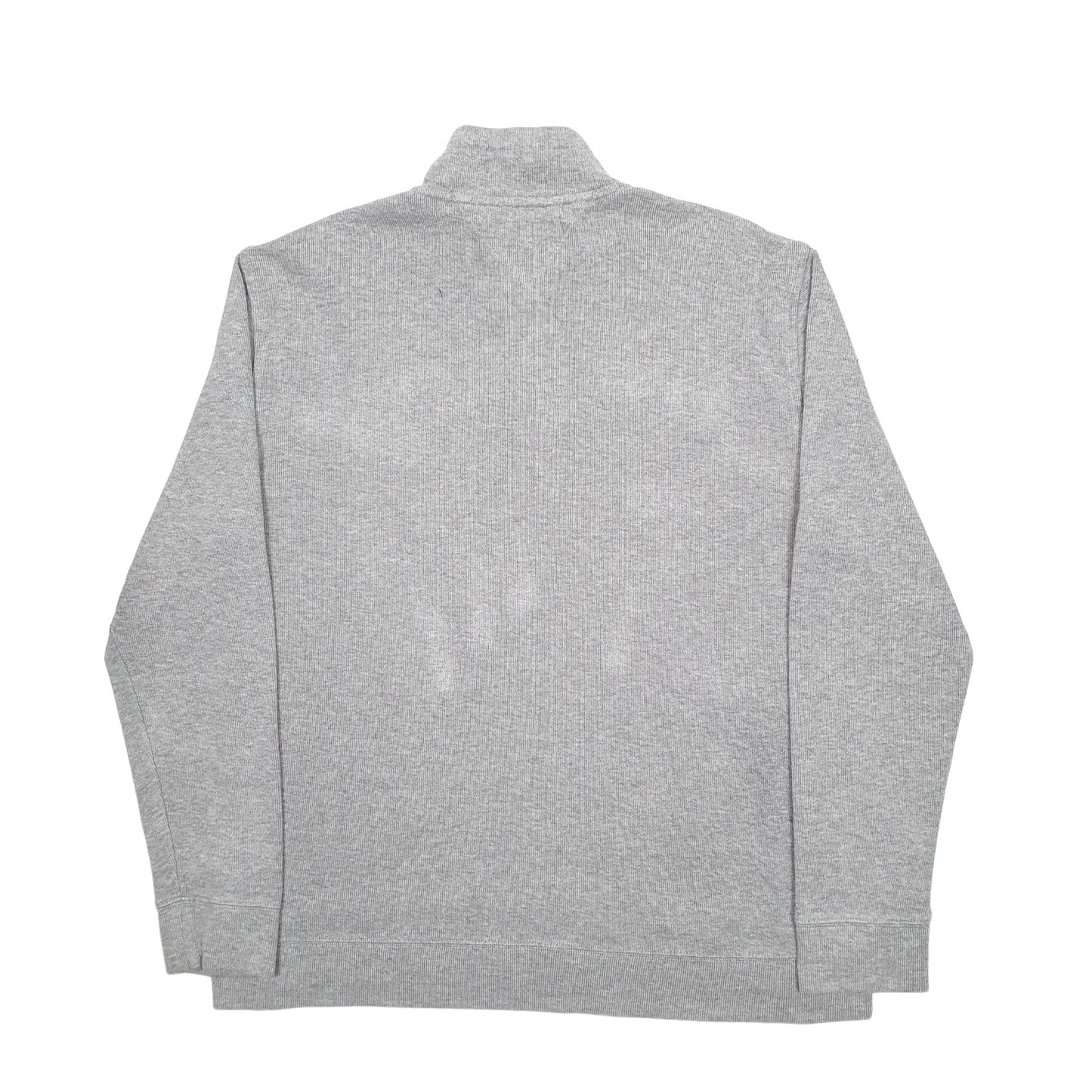 Mens Grey Tommy Hilfiger  Quarter Zip Jumper