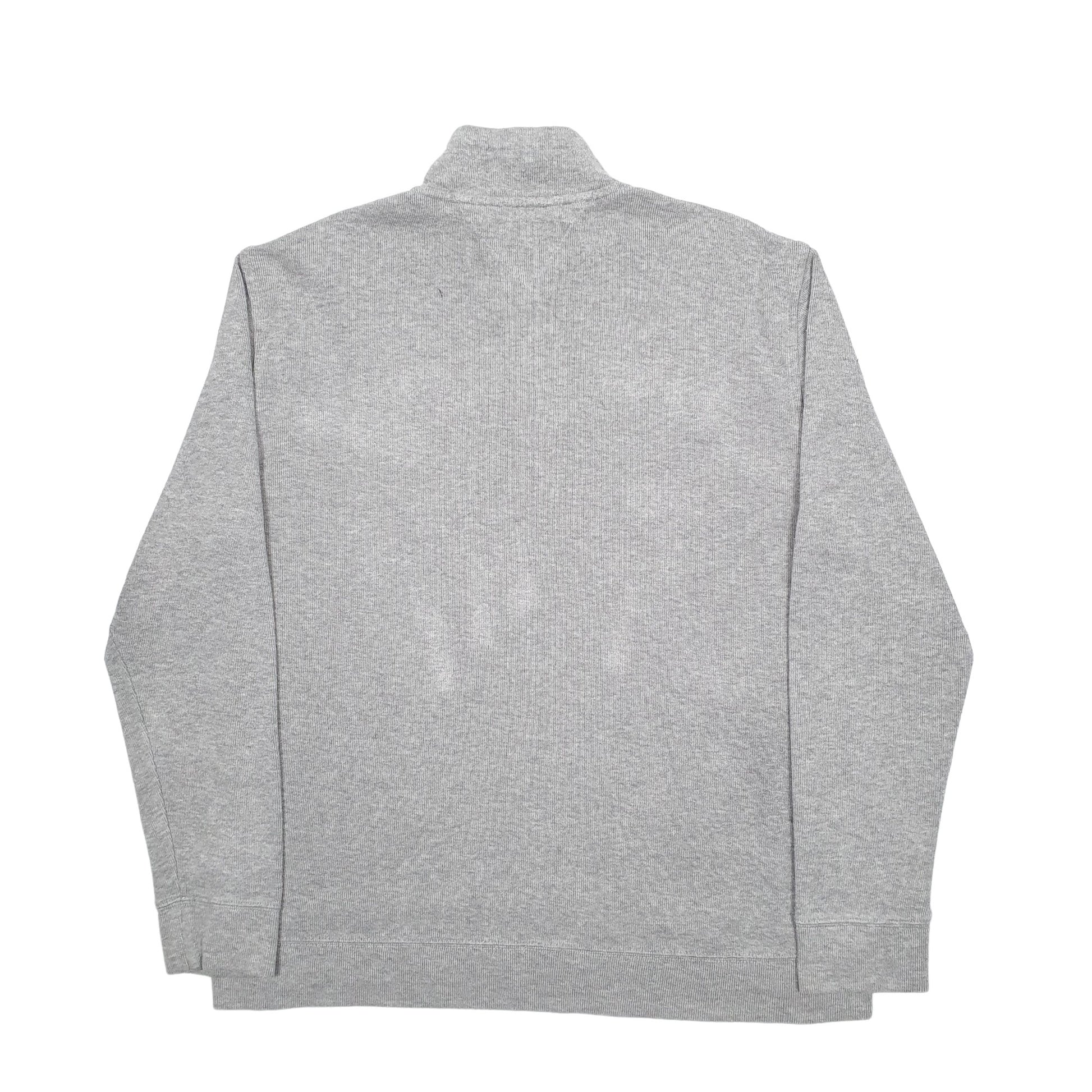 Mens Grey Tommy Hilfiger  Quarter Zip Jumper