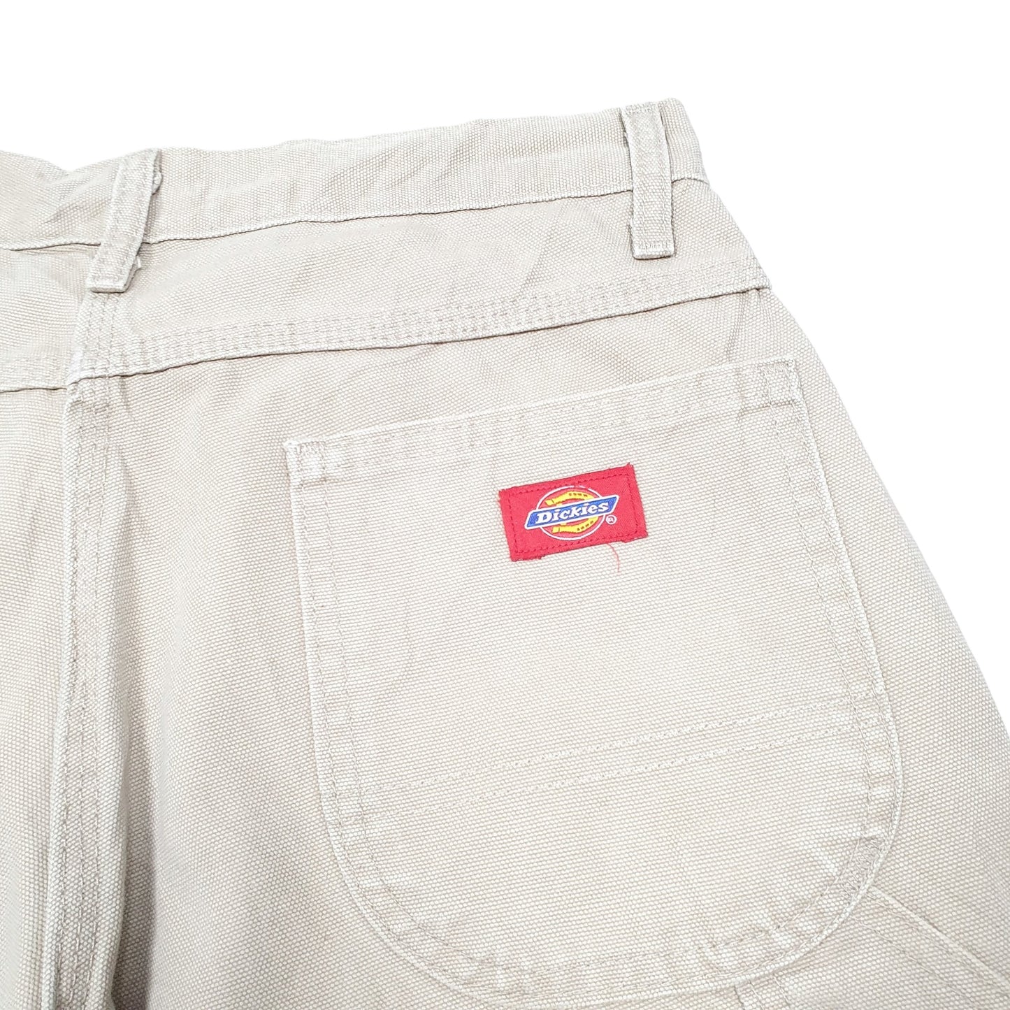 Mens Cream Dickies Relaxed Carpenter Shorts
