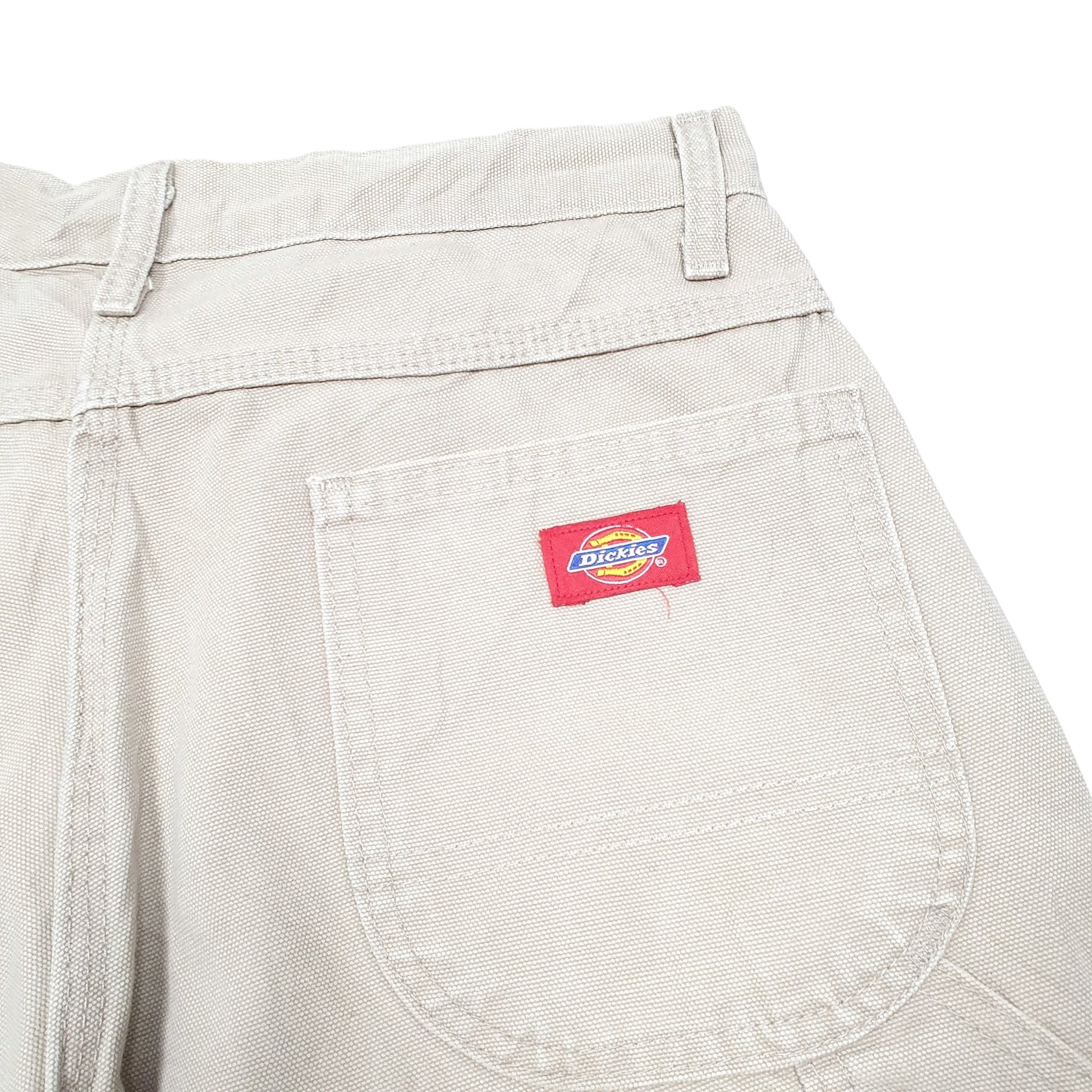 Mens Cream Dickies Relaxed Carpenter Shorts