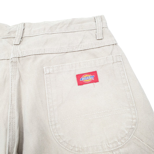 Mens Cream Dickies Relaxed Carpenter Shorts