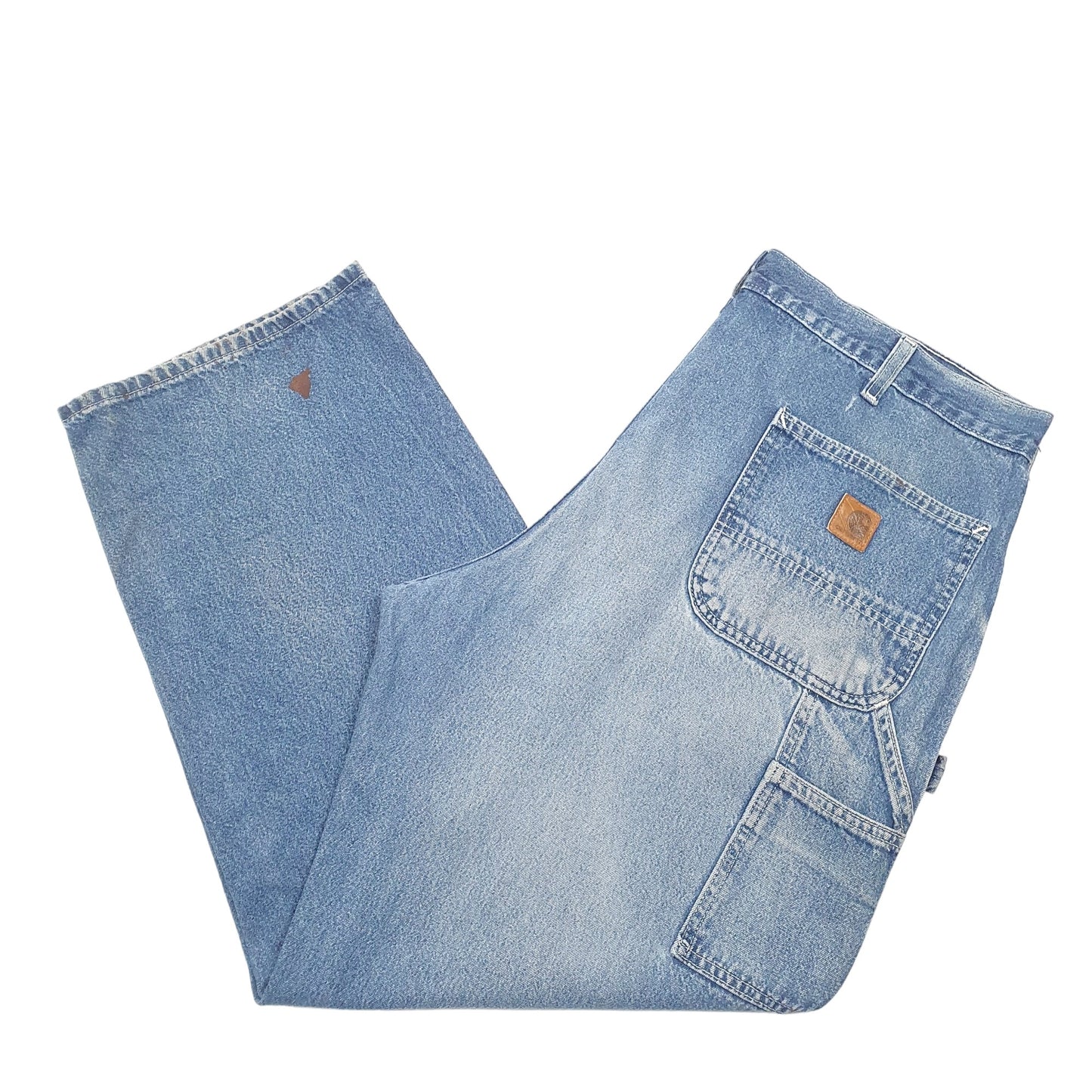 Mens Blue Carhartt Carpenter B13 JeansW40 L30