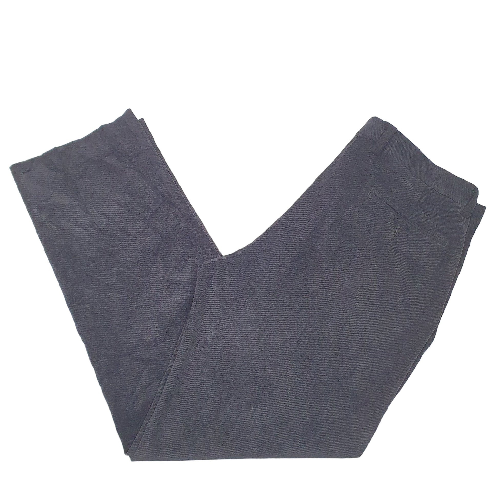 Mens Navy Izod  Corduroy Trousers