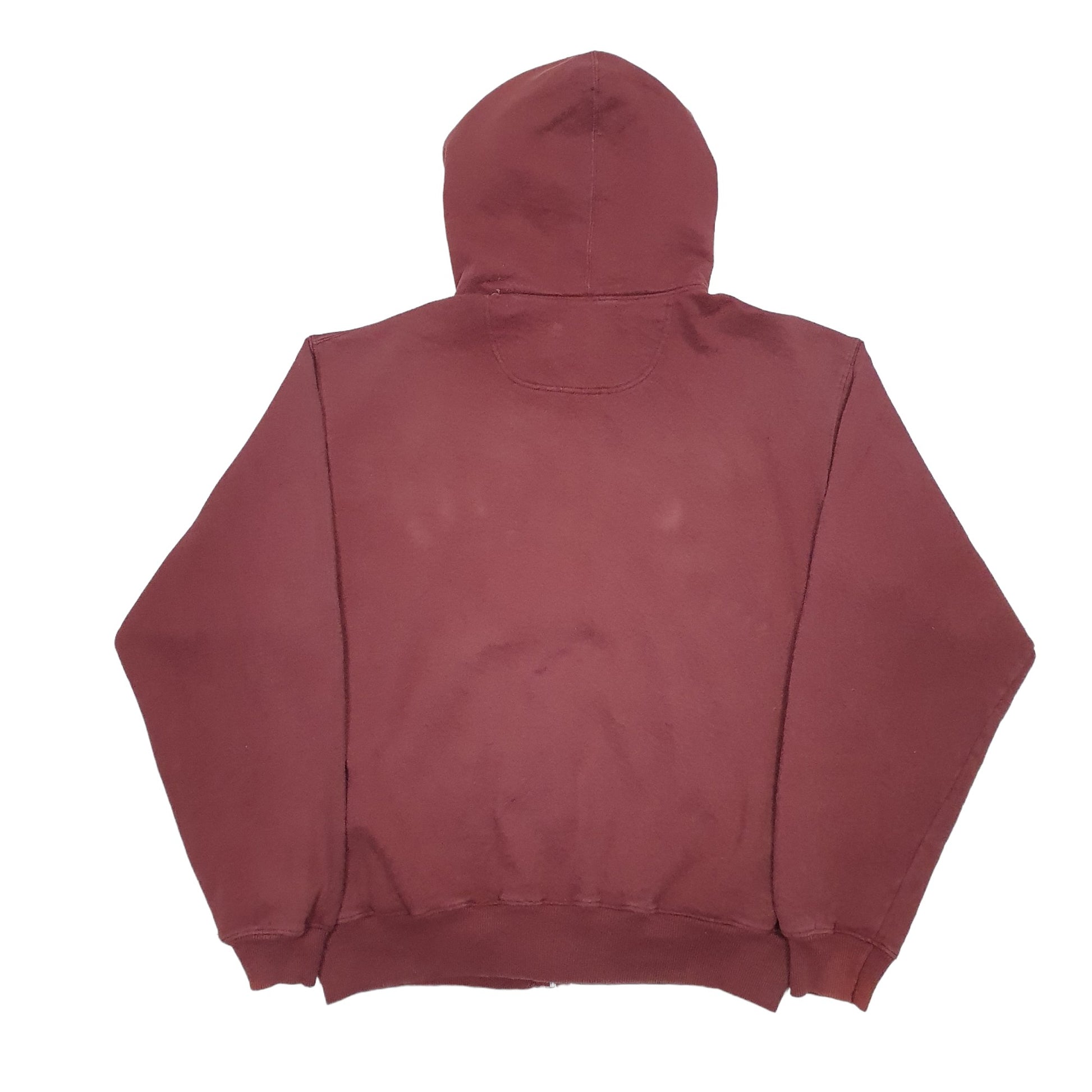 Mens Burgundy Champion  Full Zip Jumper