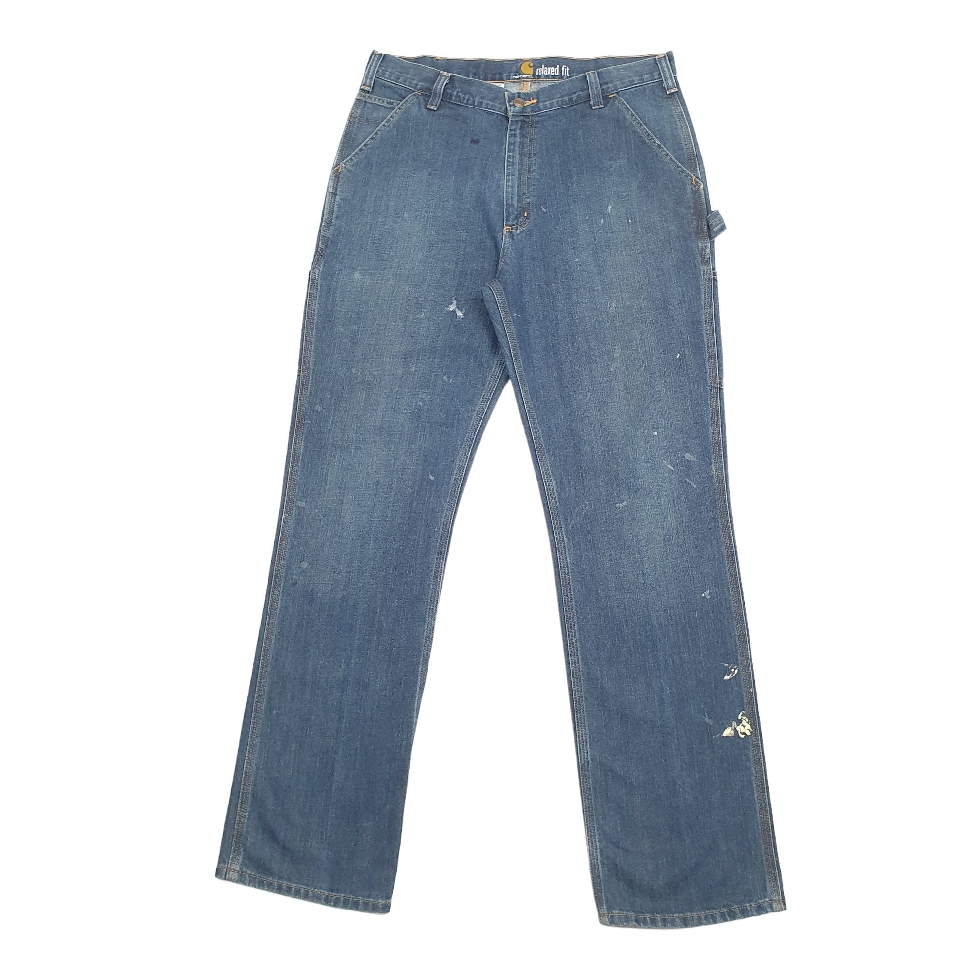 Mens Blue Carhartt  Carpenter Trousers