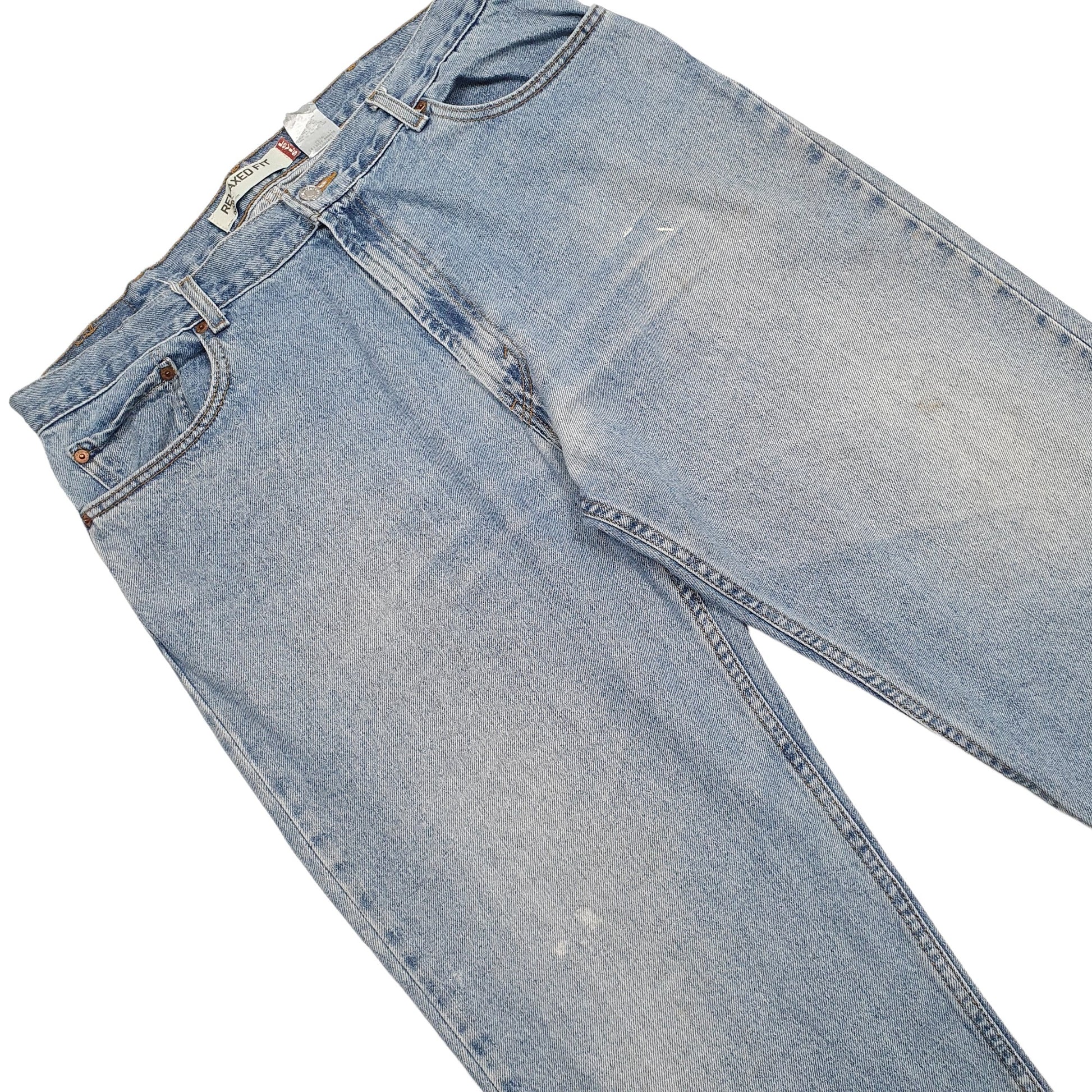 Mens Blue Levis  550 JeansW40 L30