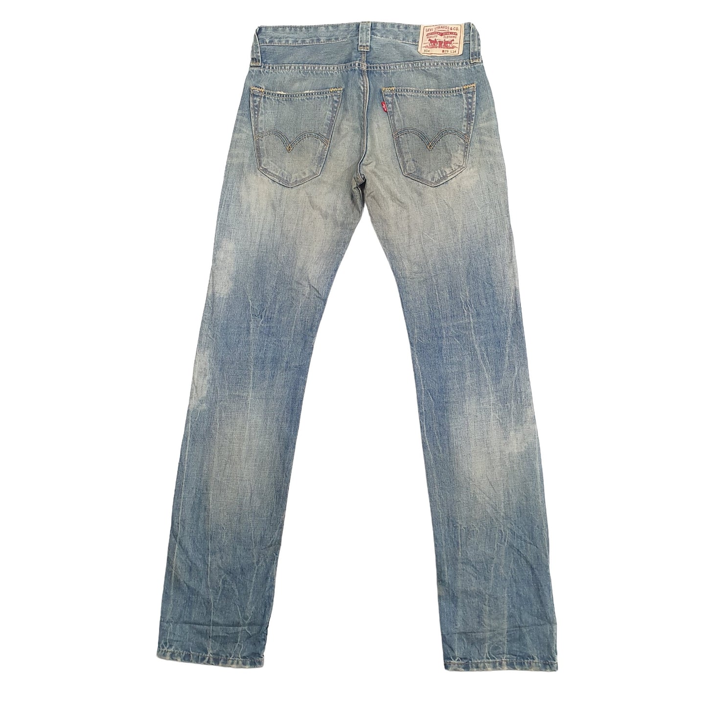 Mens Blue Levis  504 JeansW29 L34