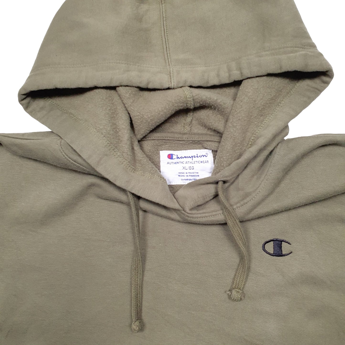 Womens Khaki Champion  Hoodie Jumper