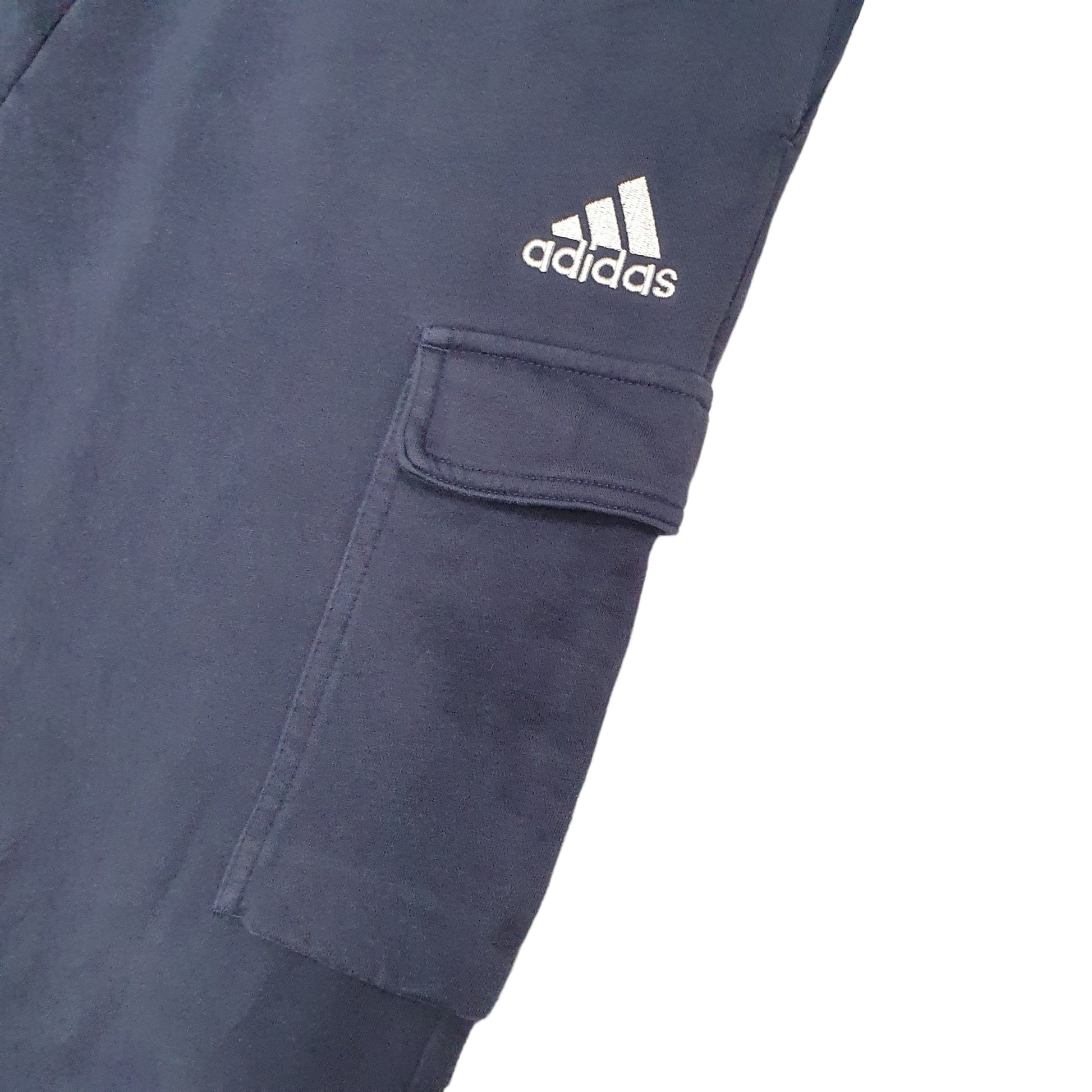 Mens Black Adidas Stretch Waistband Jogger Trousers