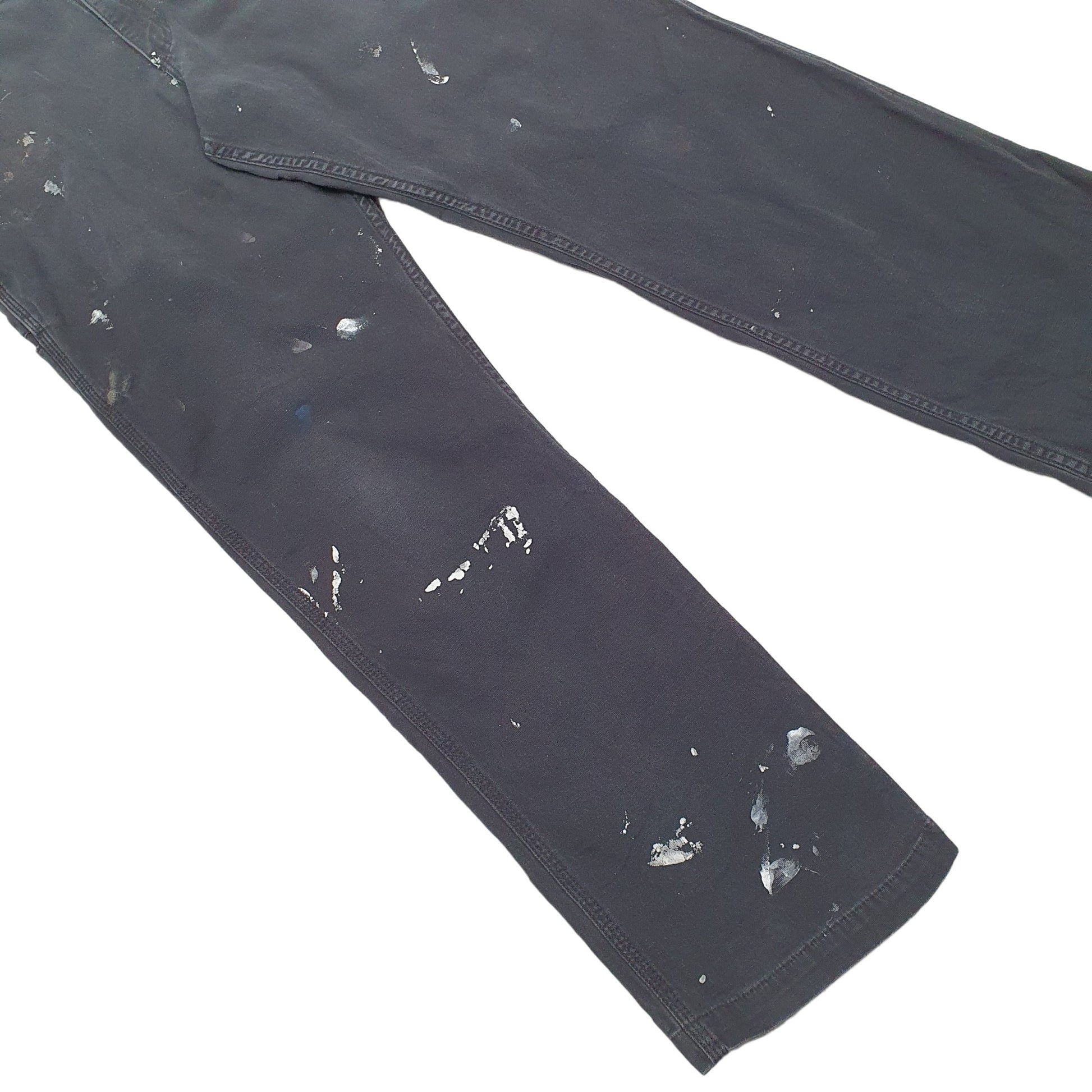 Mens Black Carhartt  Carpenter Trousers