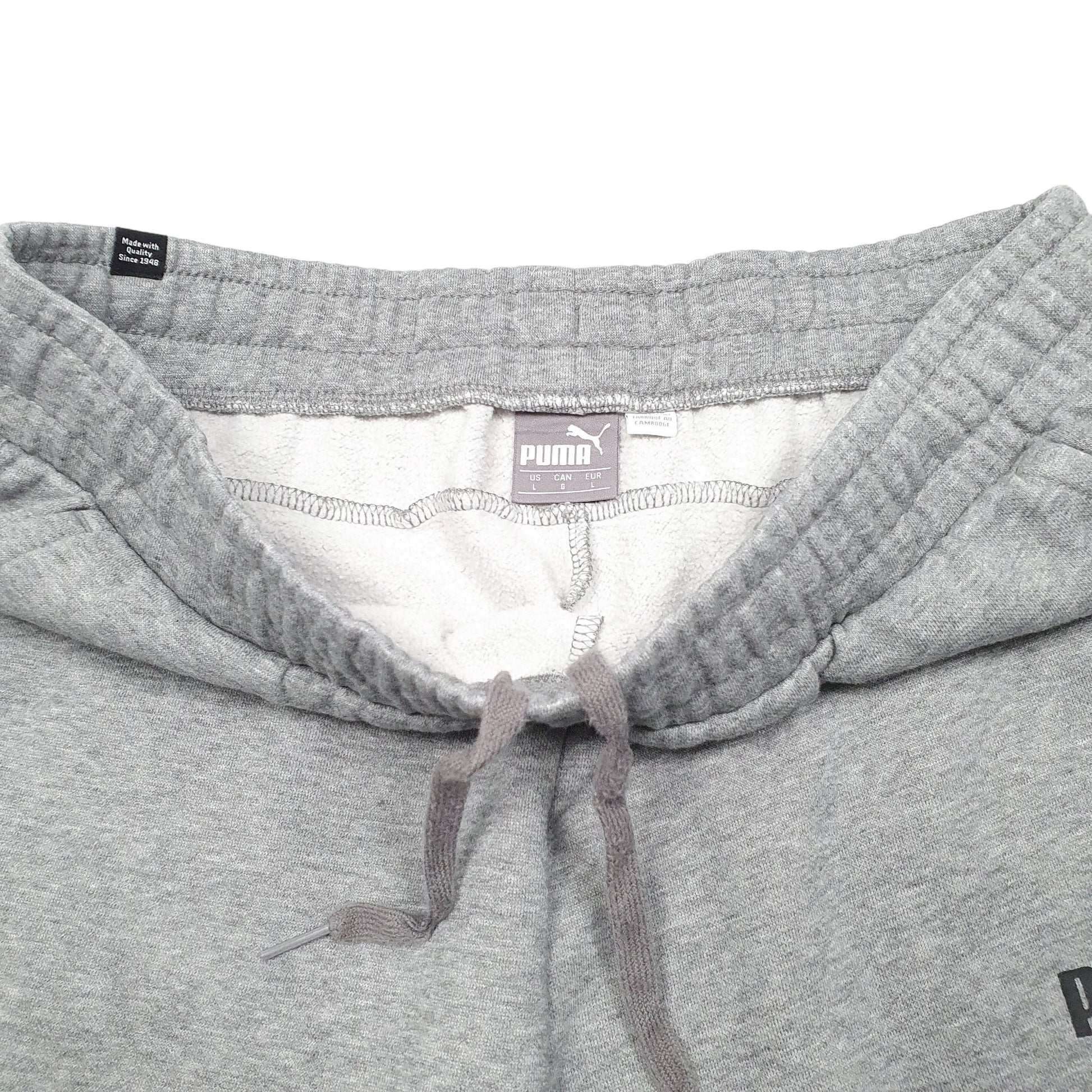 Mens Grey Puma  Jogger Trousers