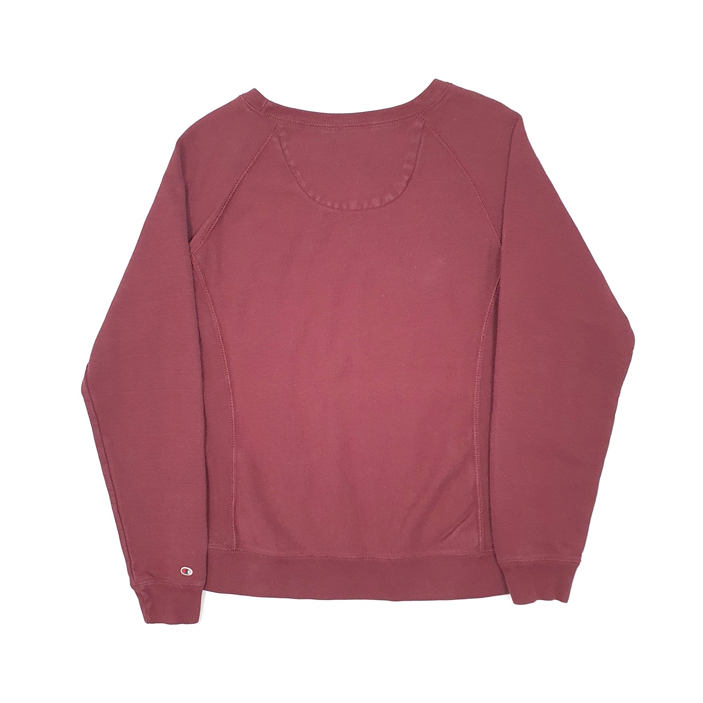 Womens Burgundy Champion Vintage Reverse Weave Acadia National Park USA Crewneck Jumper