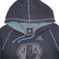 Mens Navy Adidas USA College Foot all Hoodie Jumper