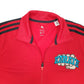 Mens Red Adidas Karate Eagle Track Top Active Full Zip Jumper