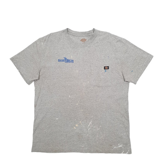 Mens Grey Dickies Short Sleeve T Shirt