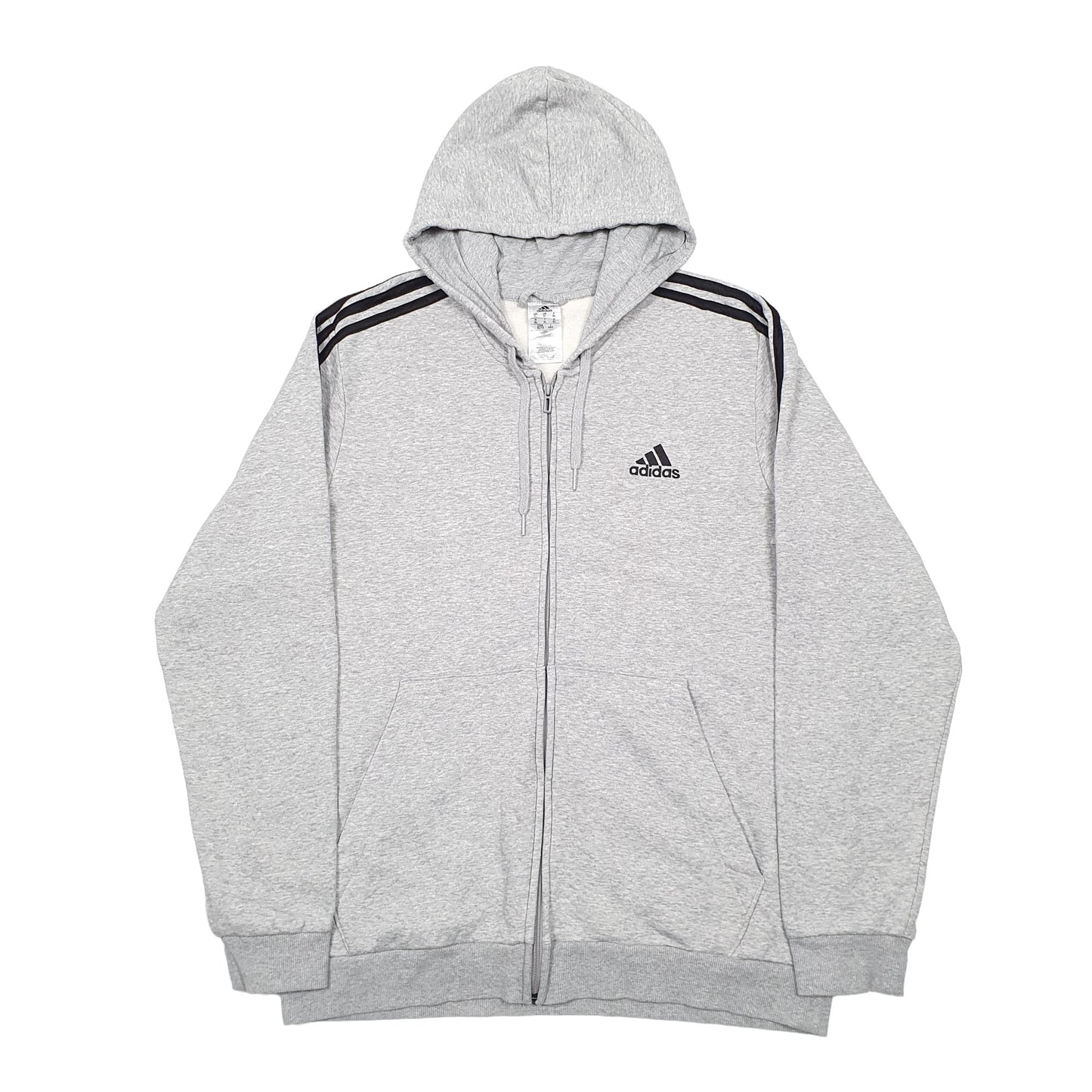 Mens Grey Adidas  Full Zip Jumper