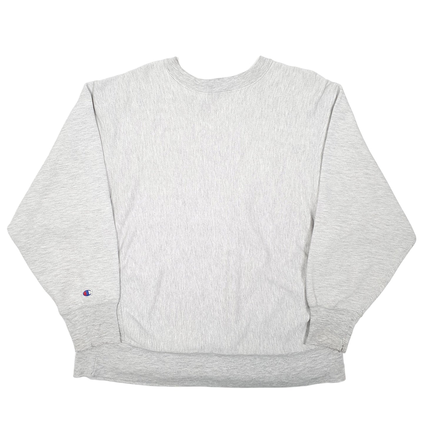 Mens Grey Champion Vintage Warm Up Reverse Weave Brown Ivy League 80s Crewneck Jumper