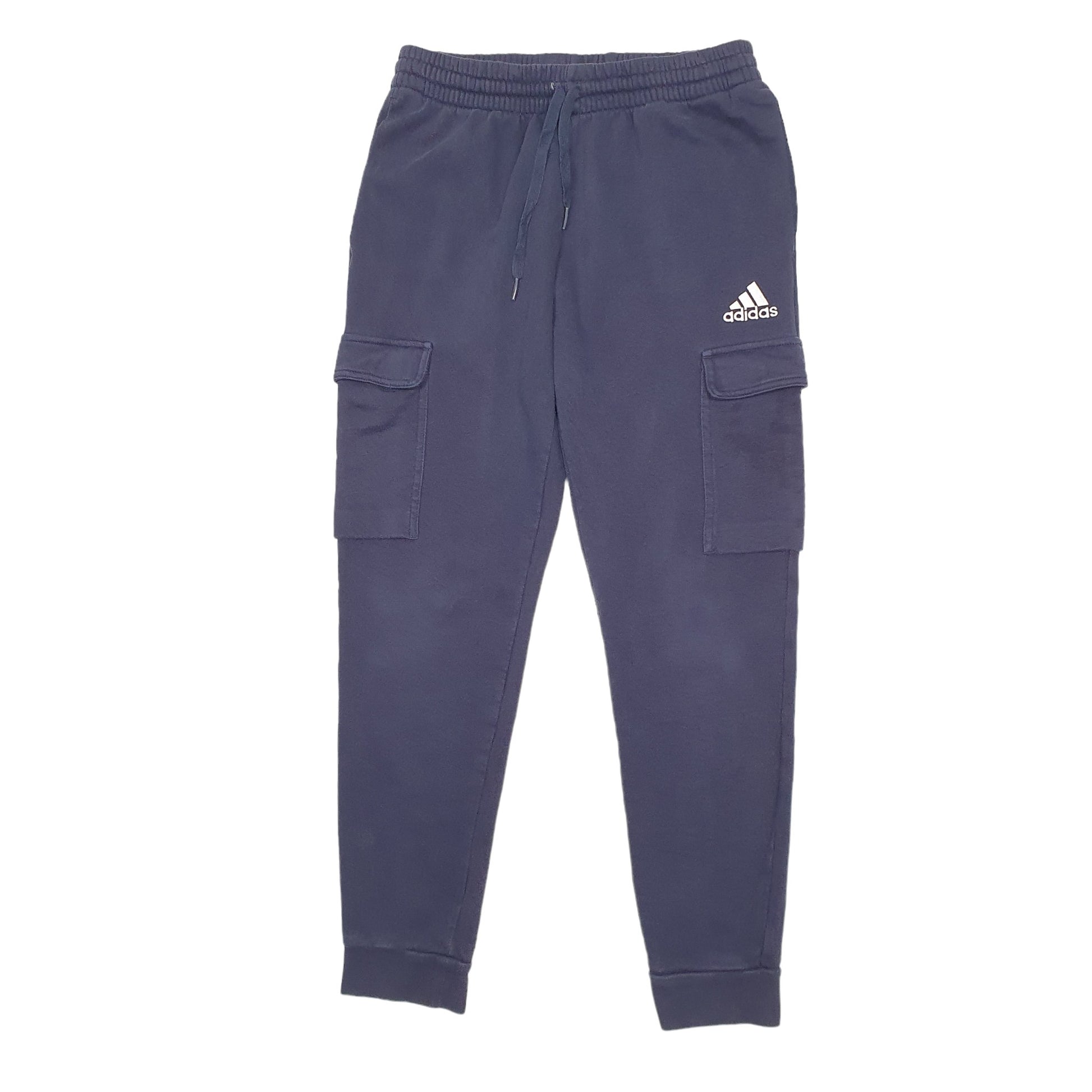 Mens Black Adidas Stretch Waistband Jogger Trousers