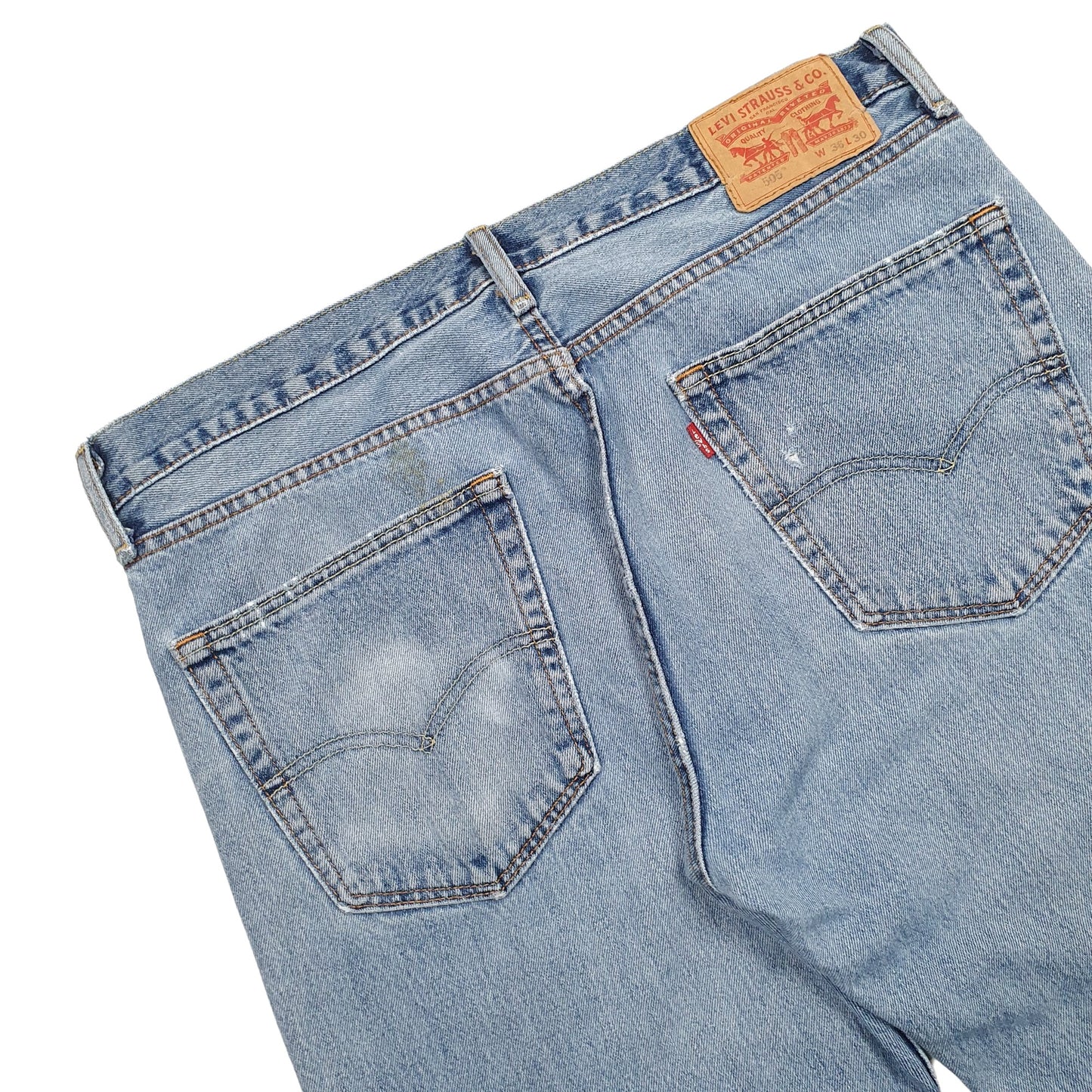 Mens Blue Levis  505 JeansW36 L30