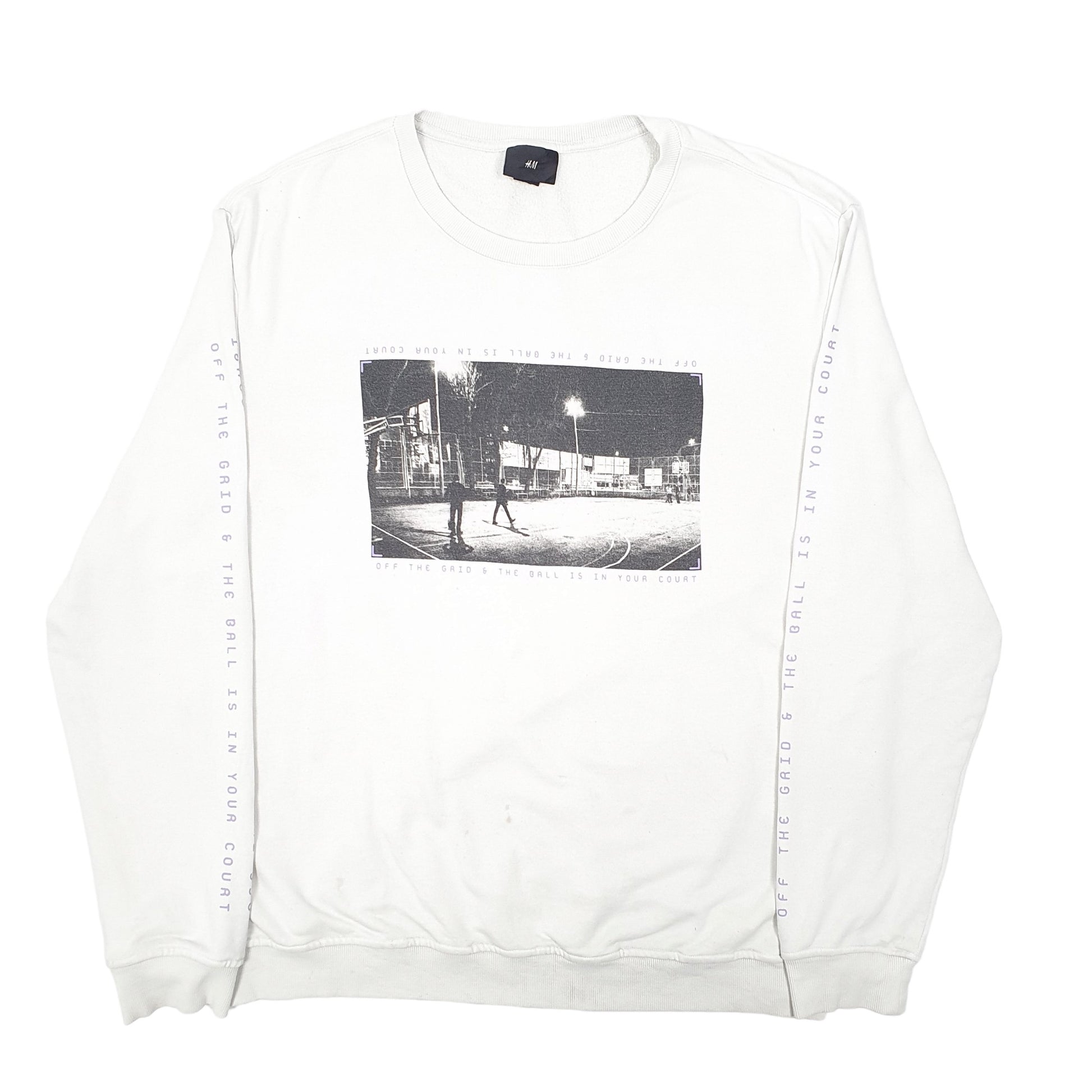 Mens Grey H&M Off The Grid Crewneck Jumper