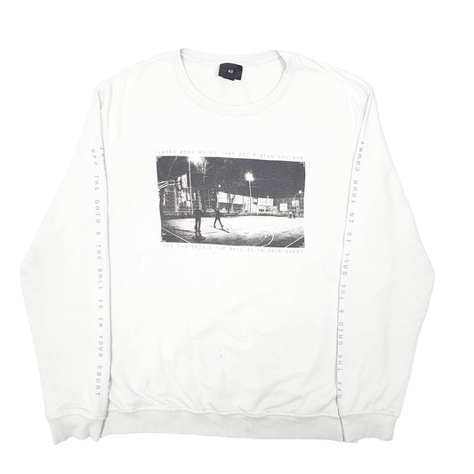 Mens Grey H&M Off The Grid Crewneck Jumper