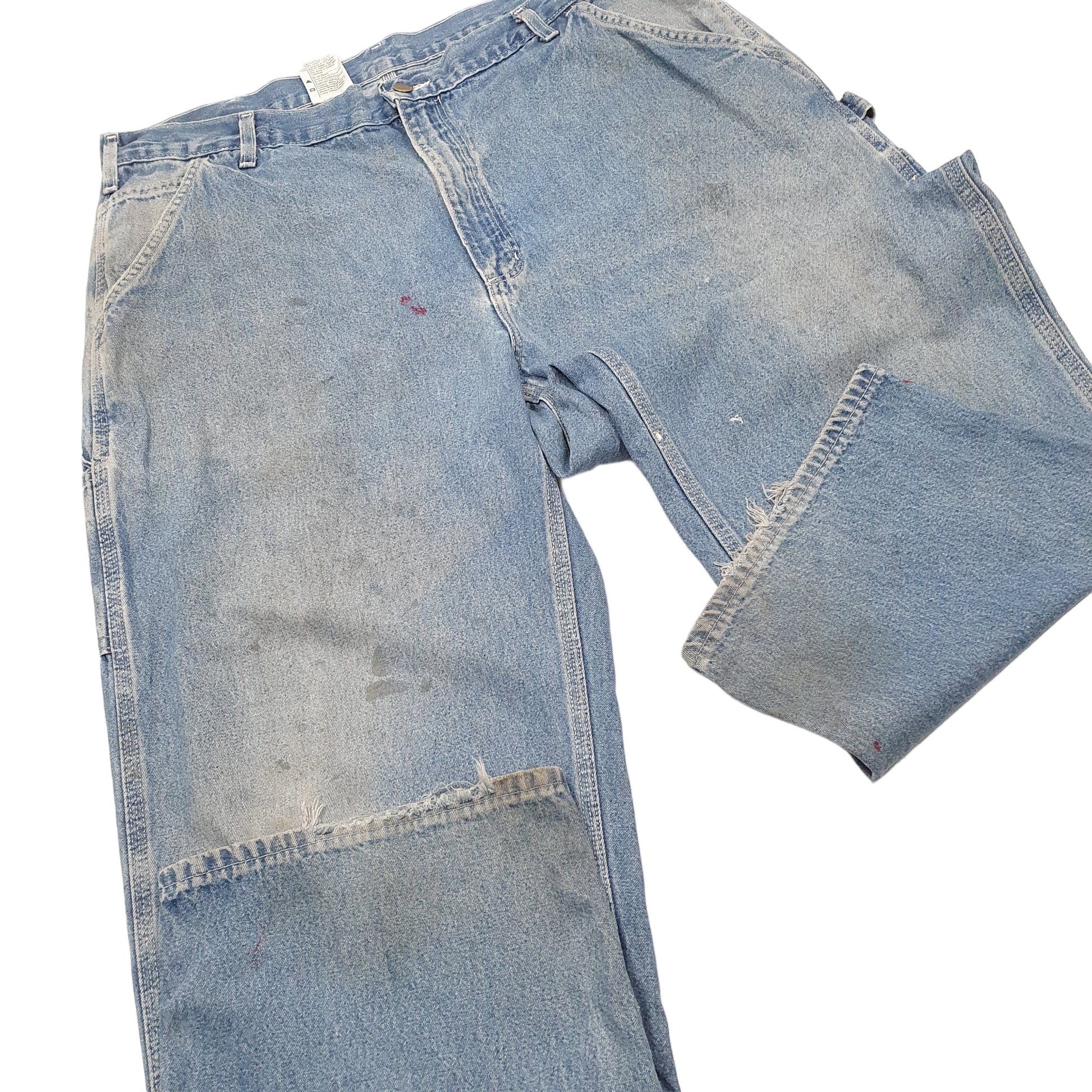 Mens Blue Carhartt Carpenter B13 JeansW40 L28