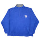 Mens Blue NFL New York Giants USA Football Vintage 1990s Quarter Zip Jumper