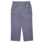 Mens Navy Carhartt B11 Dungaree Fit Carpenter Trousers