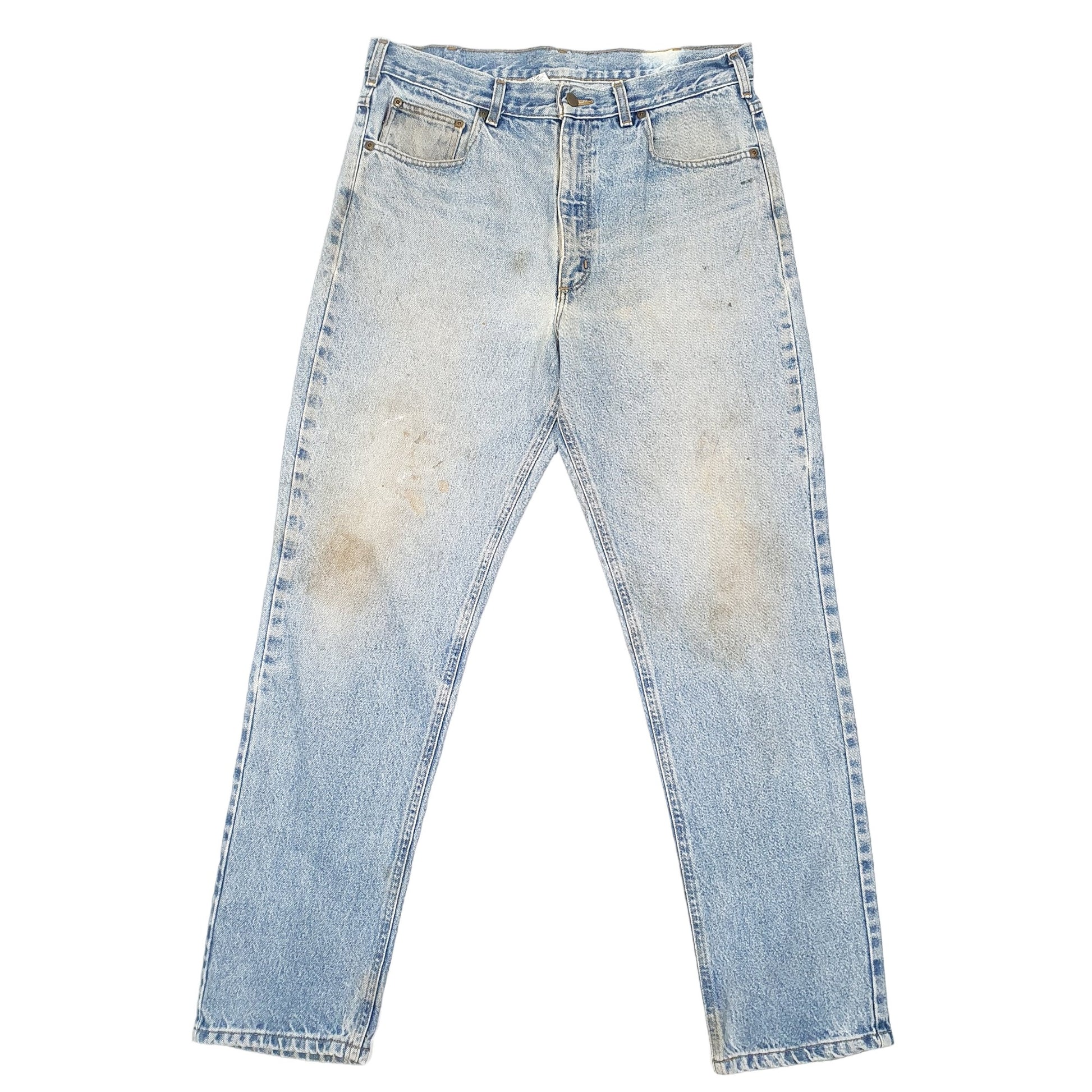 Mens Carhartt B18 Regular Fit Blue Traditional Jeans W36 L32