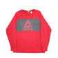Mens Red Reebok  Crewneck Jumper