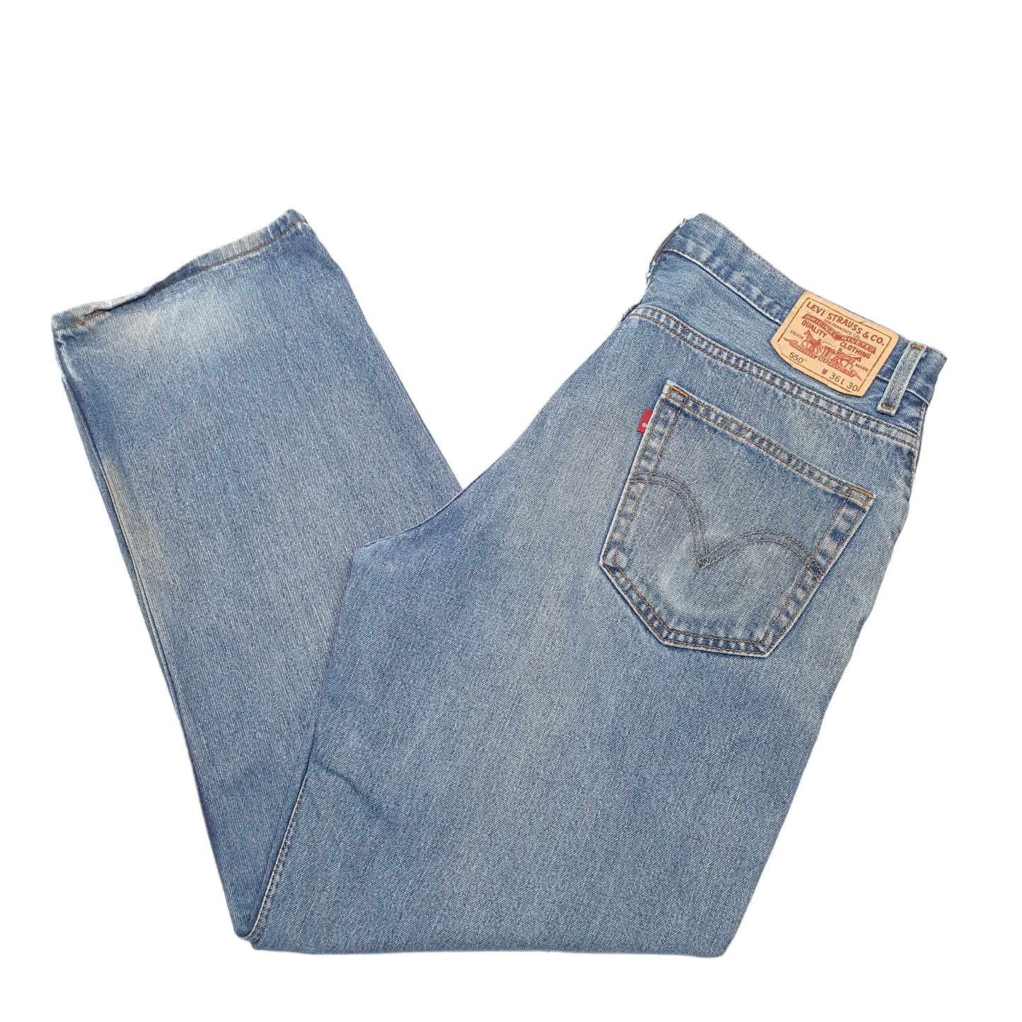 Mens Blue Levis  550 JeansW36 L30