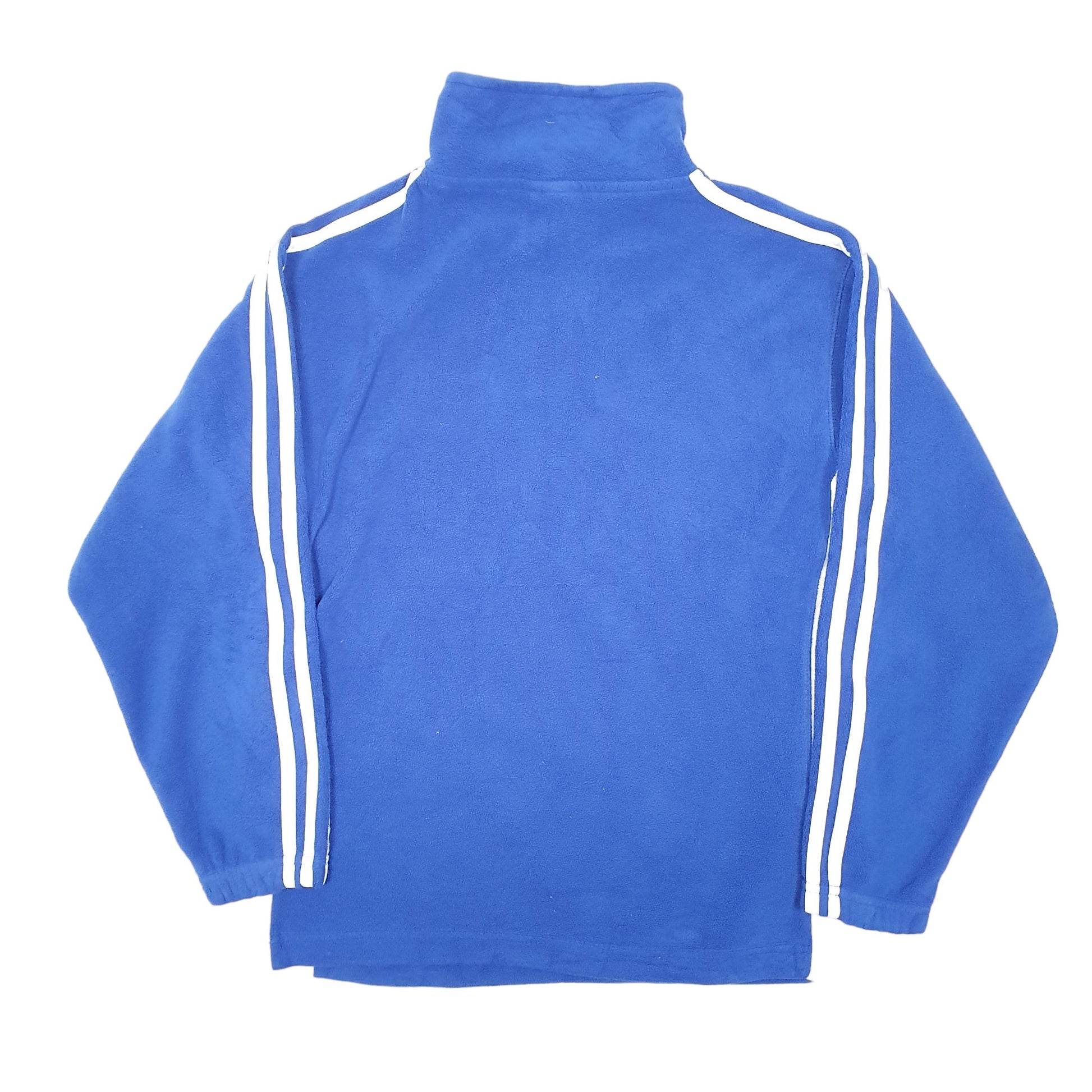 Womens Blue Adidas Chicago Cubs Baseball Quarter Zip Jumper