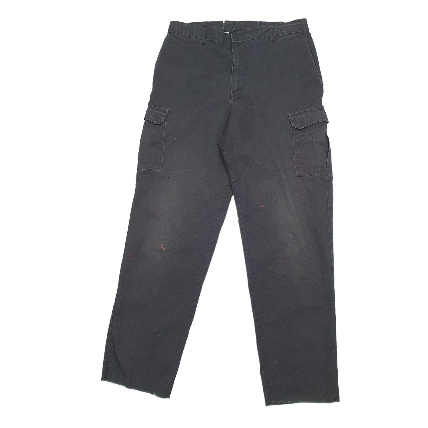 Mens Black Dickies  Cargo Trousers