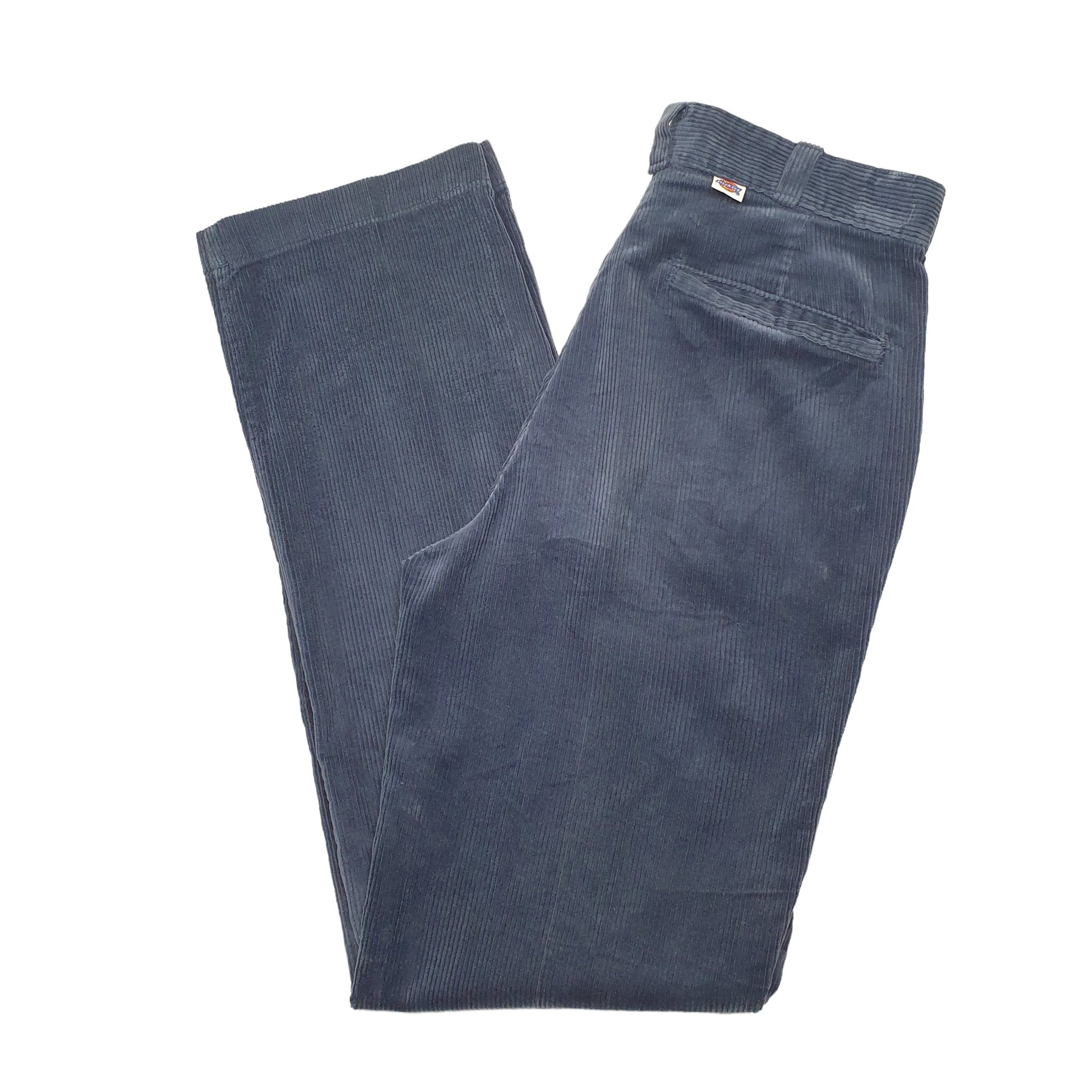 Mens Blue Dickies  Corduroy Trousers