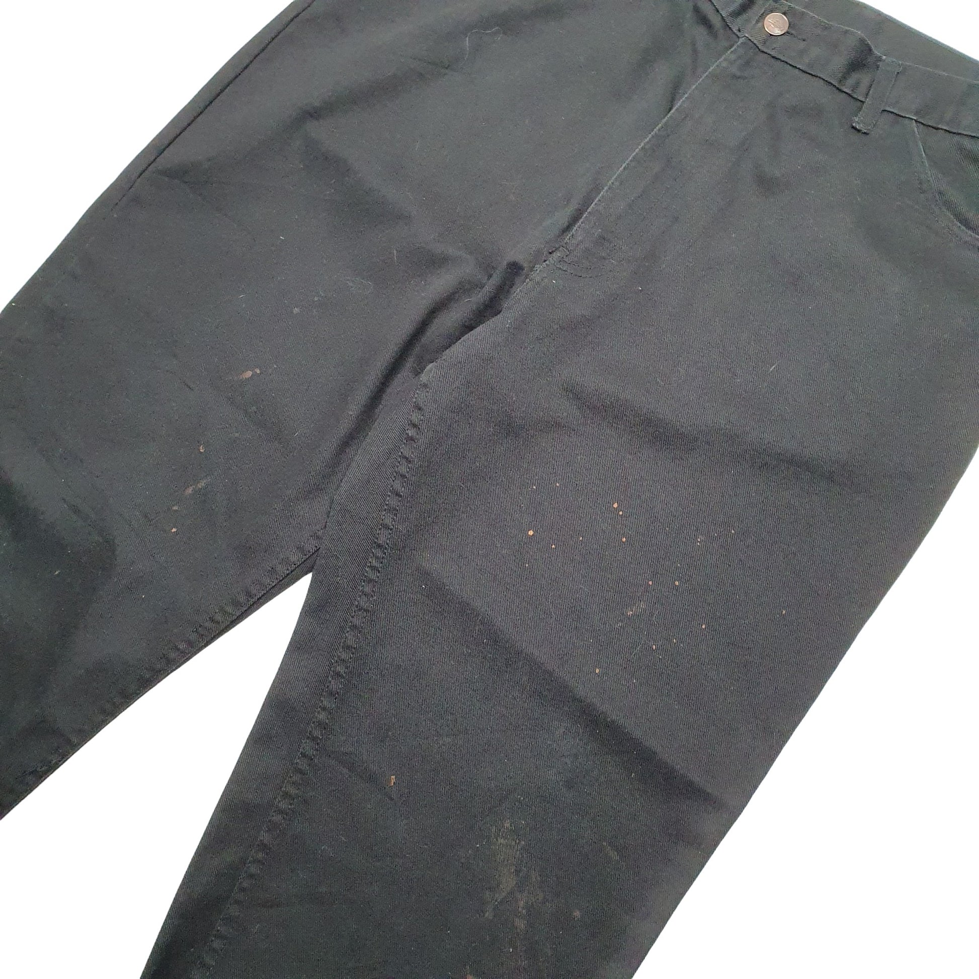 Mens Black Dickies  Carpenter Trousers