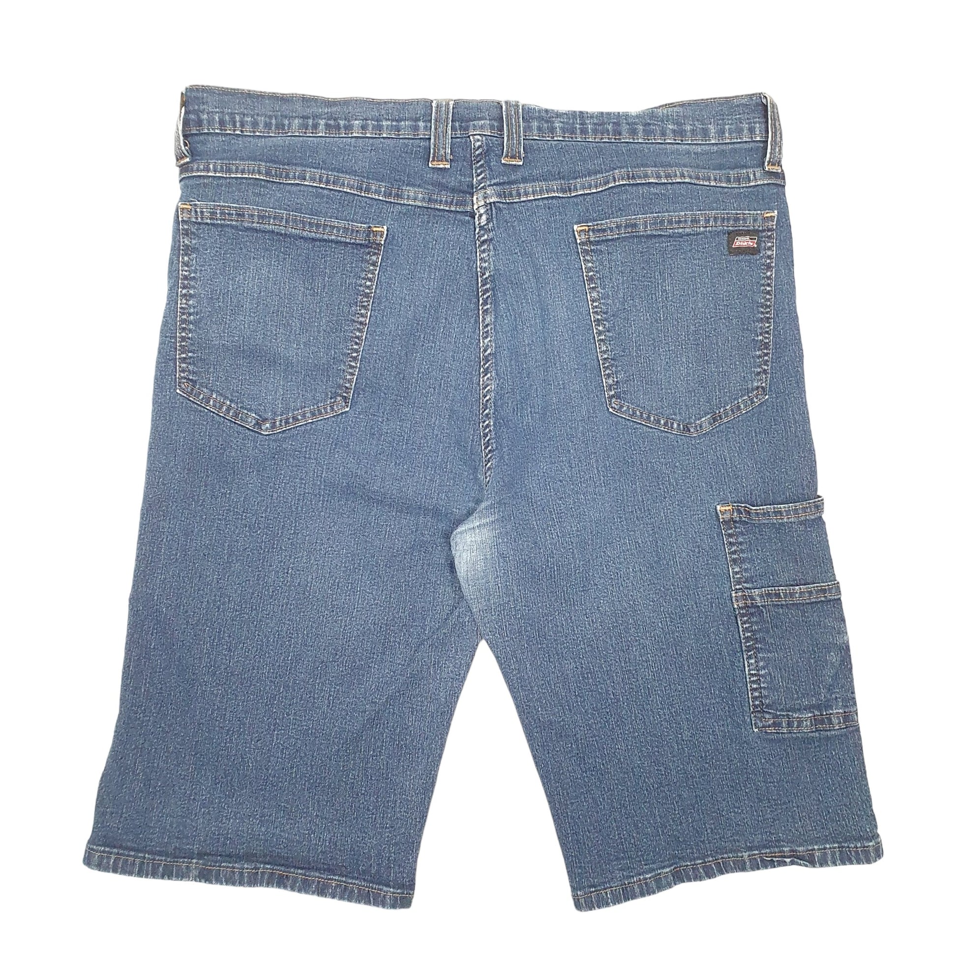 Mens Blue Dickies Carpenter Stretch Denim Shorts