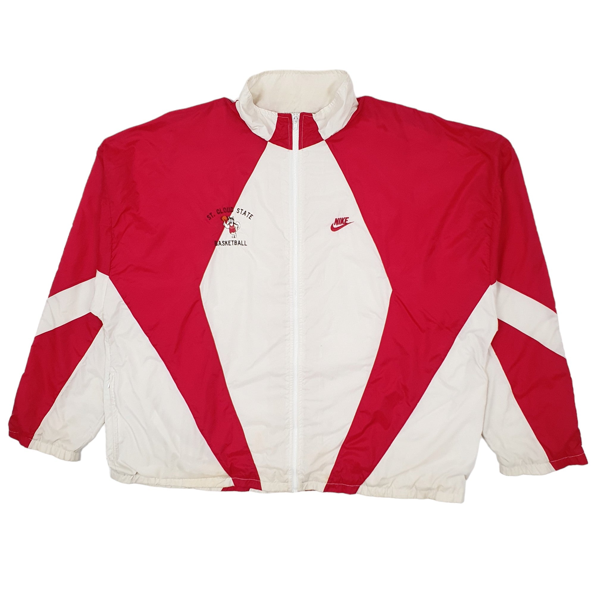 red and white nike windrunner