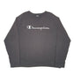 Womens Black Champion  Crewneck Jumper