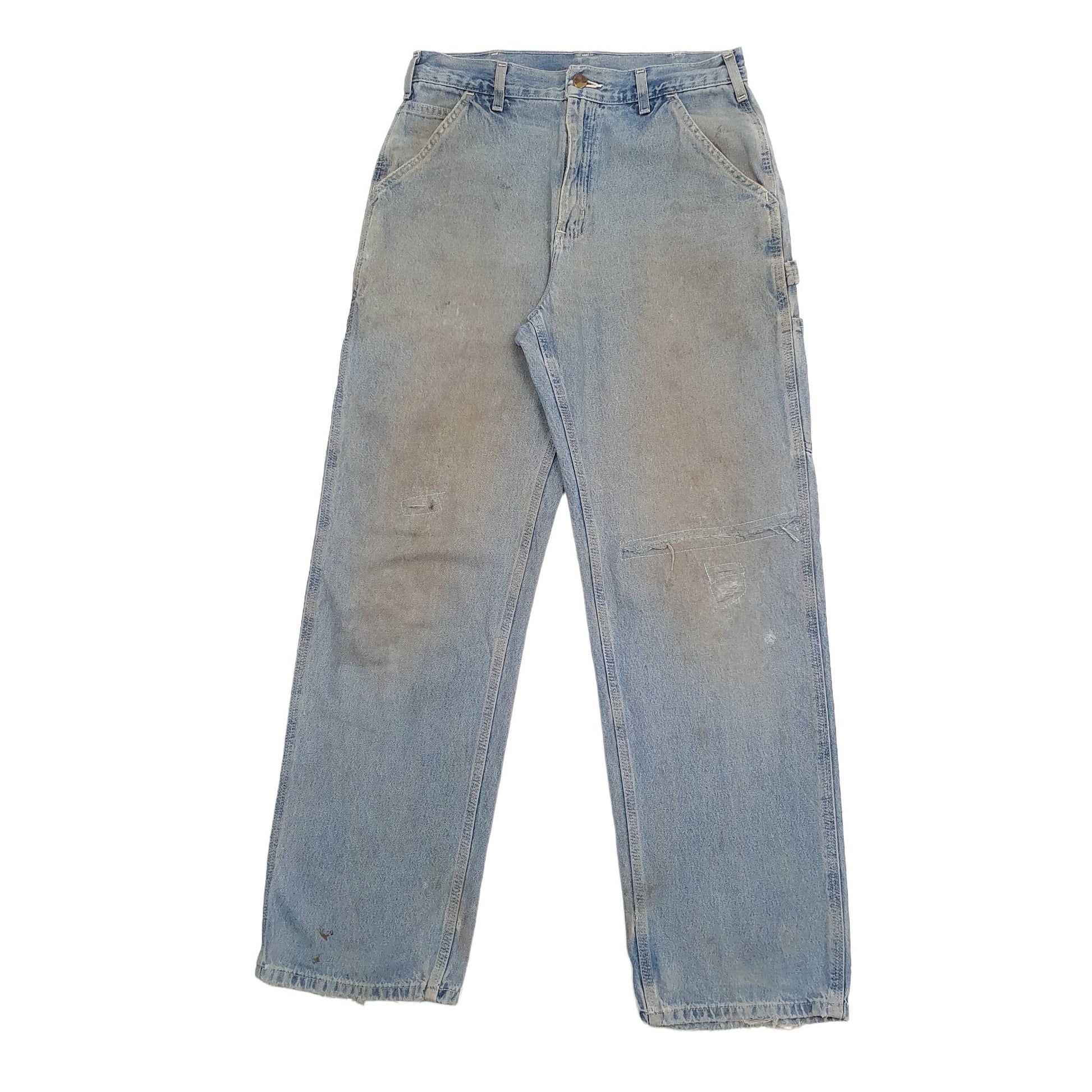Mens Blue Carhartt B13 Carpenter JeansW32 L32