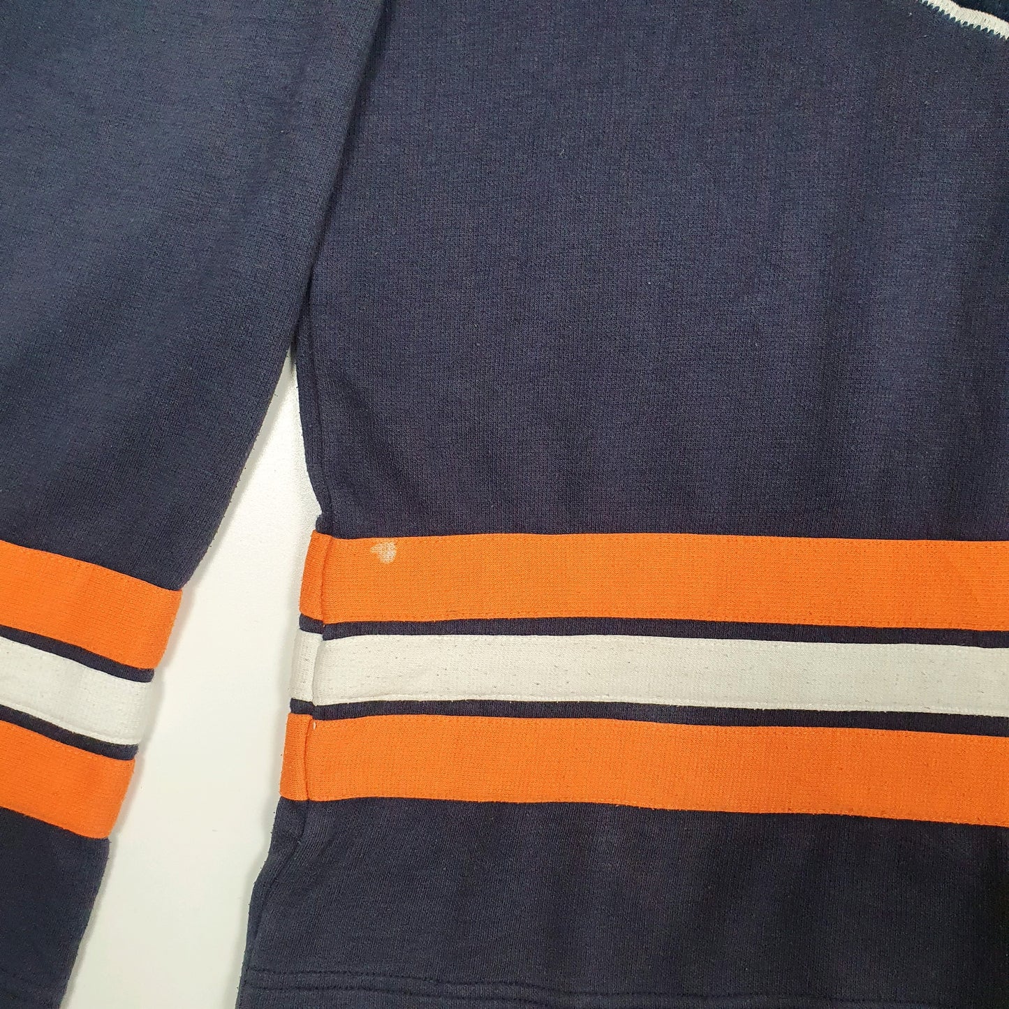 Mens Navy NHL Edmonton Oilers Hockey Hoodie Jumper